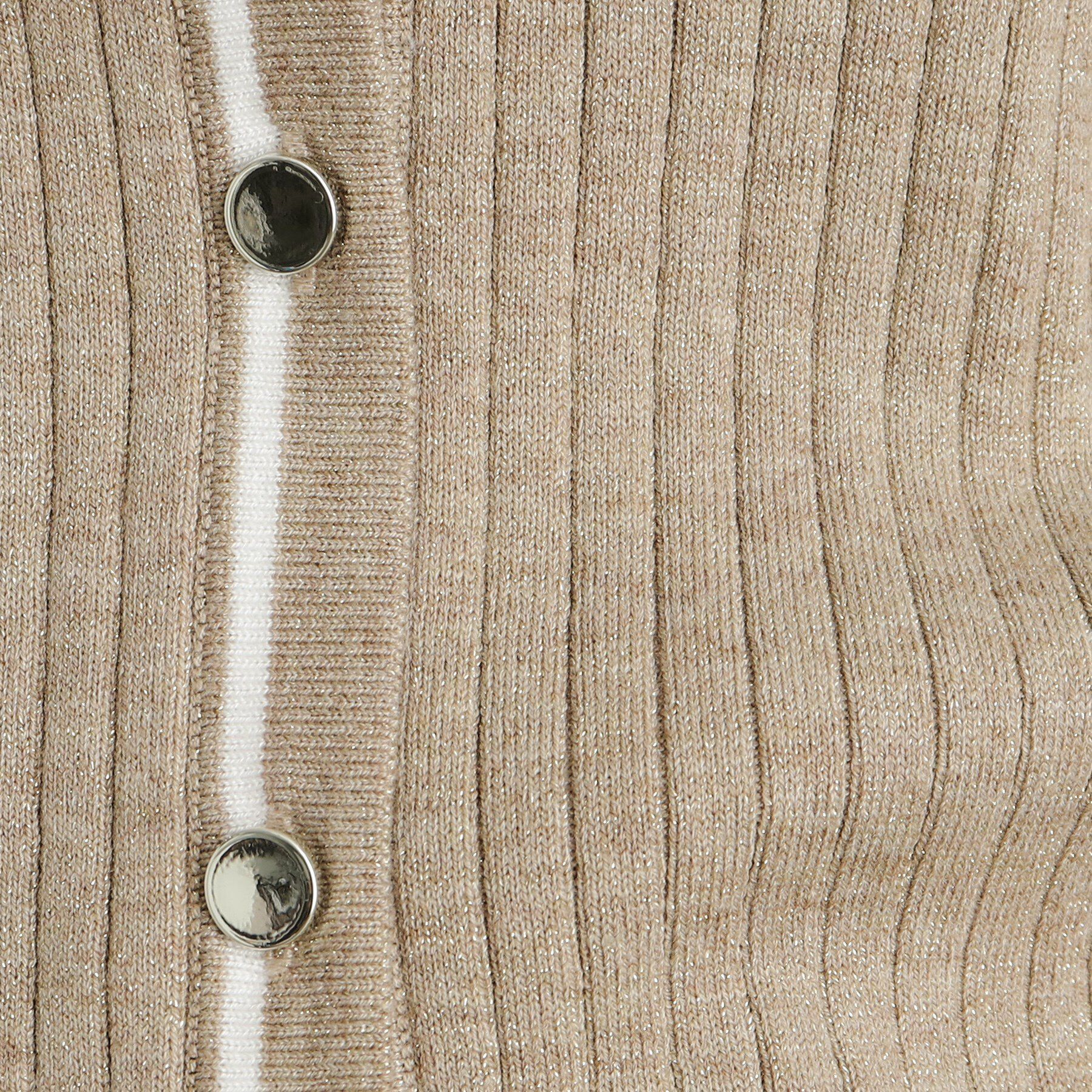 grove「ウール混ラメアンサンブル対応カーディガン」|カーディガン|