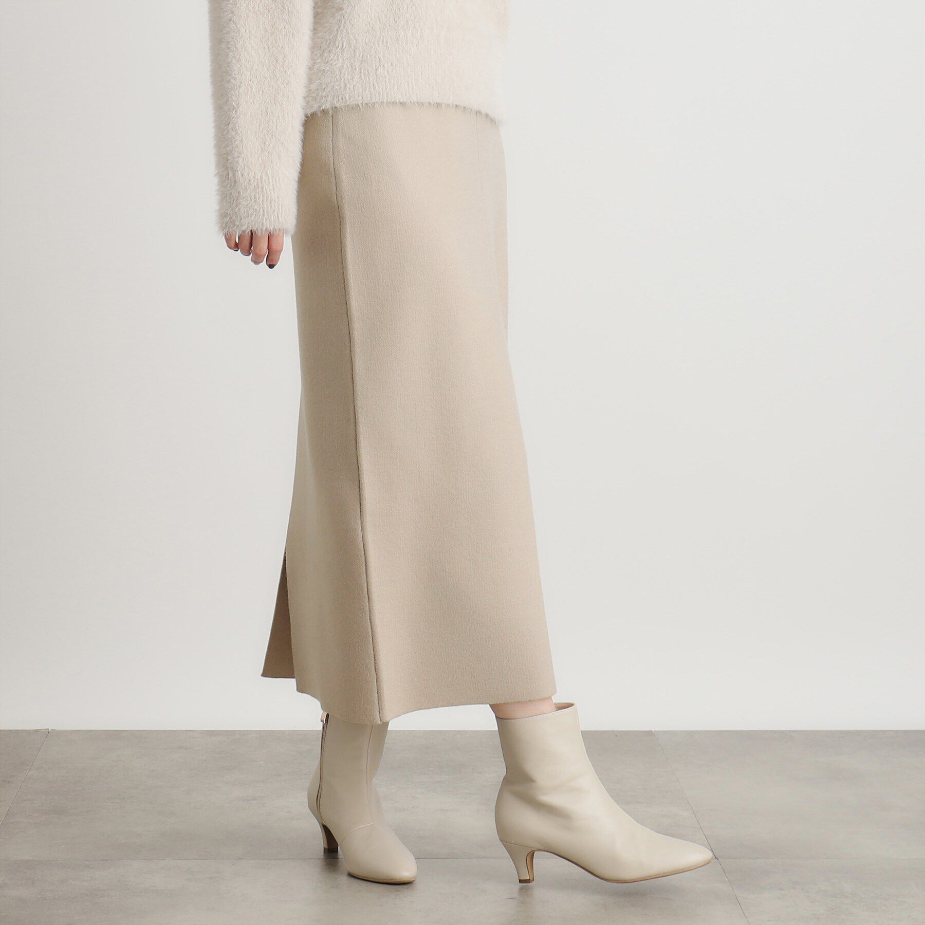 grove「ニットジャカードナロースカート」|スカート|