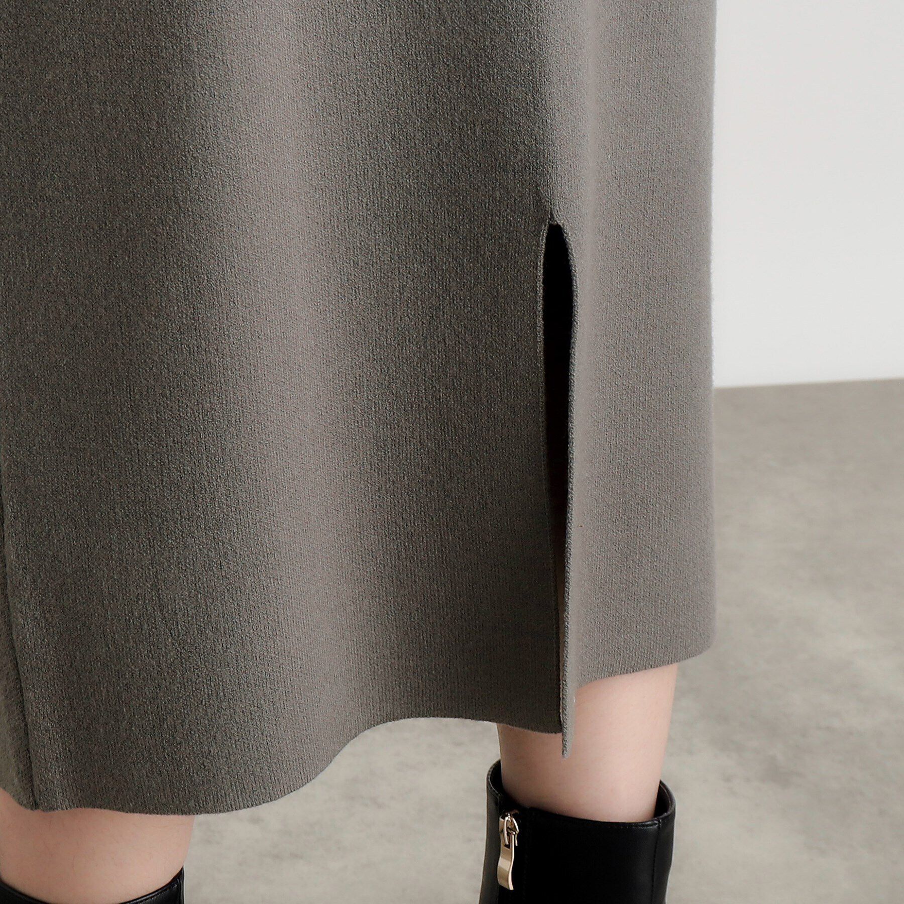 grove「ニットジャカードナロースカート」|スカート|