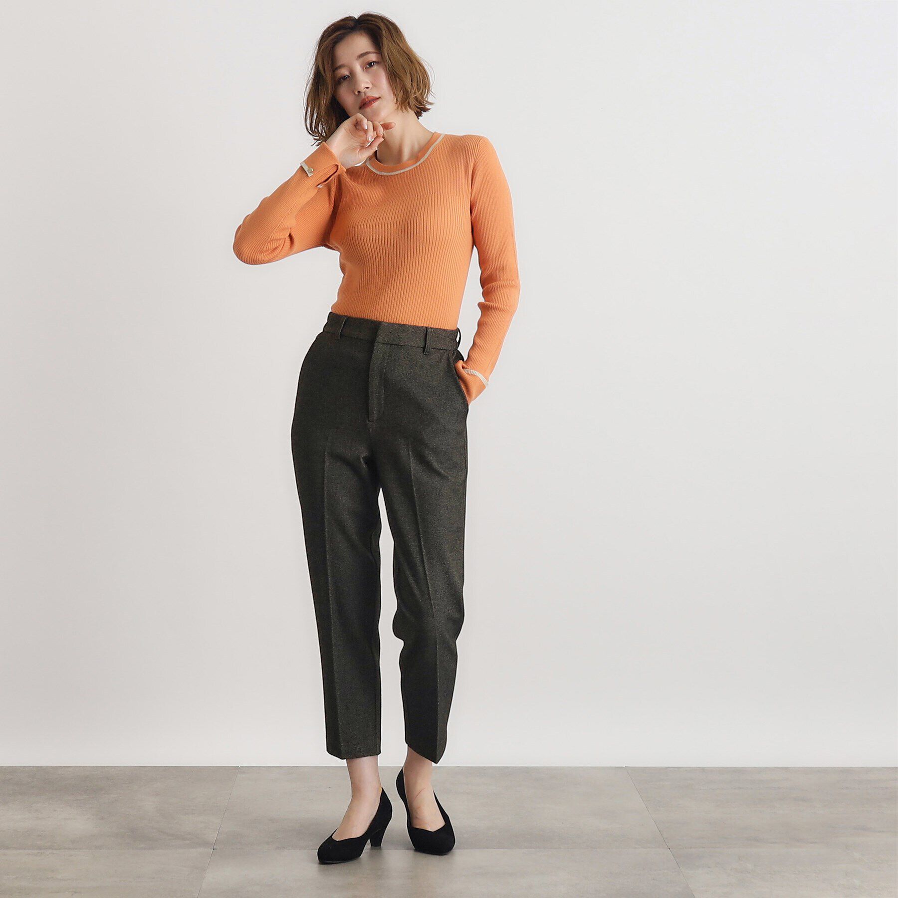 grove「メランジテーパードパンツ」|その他|