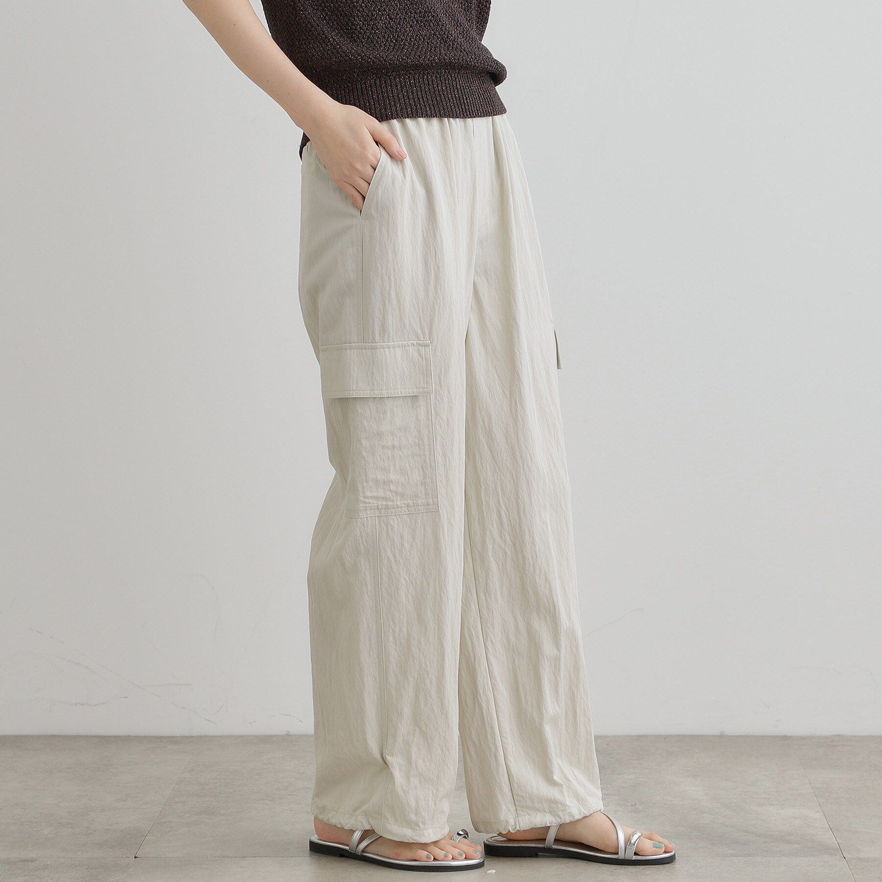 grove「【ひんやり】2WAYツイルカーゴパンツ」|その他|