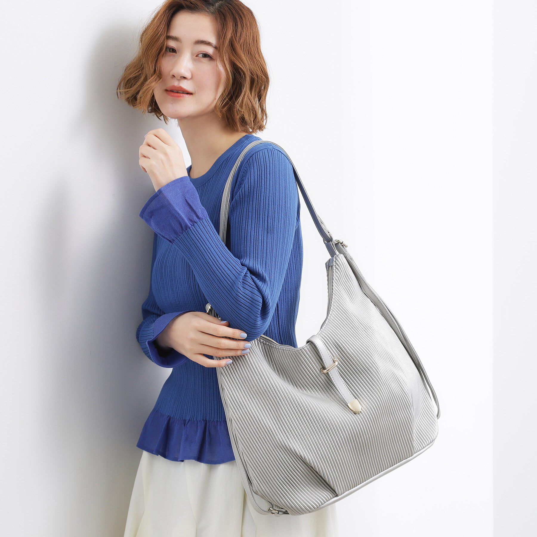 grove「プリーツベルト3WAYショルダー」|ショルダー・メッセンジャー|