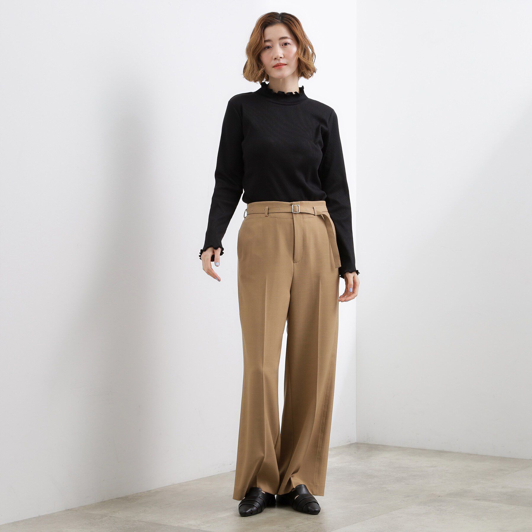 grove「シルクライクリブタートルネック」|Tシャツ・カットソー|