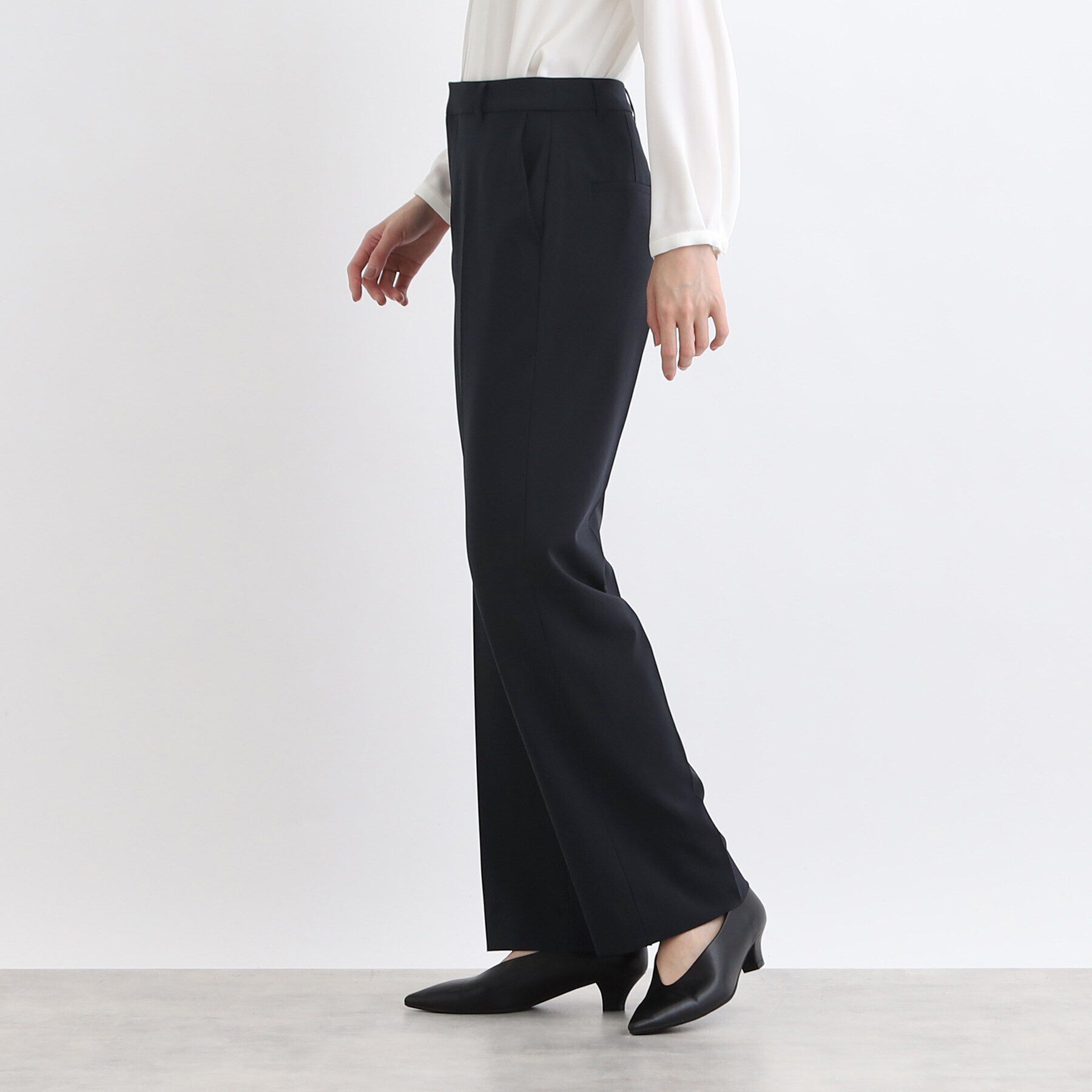 INDIVI「【定番スーツ／洗える／UVケア】ストレッチストレートパンツ」|その他|