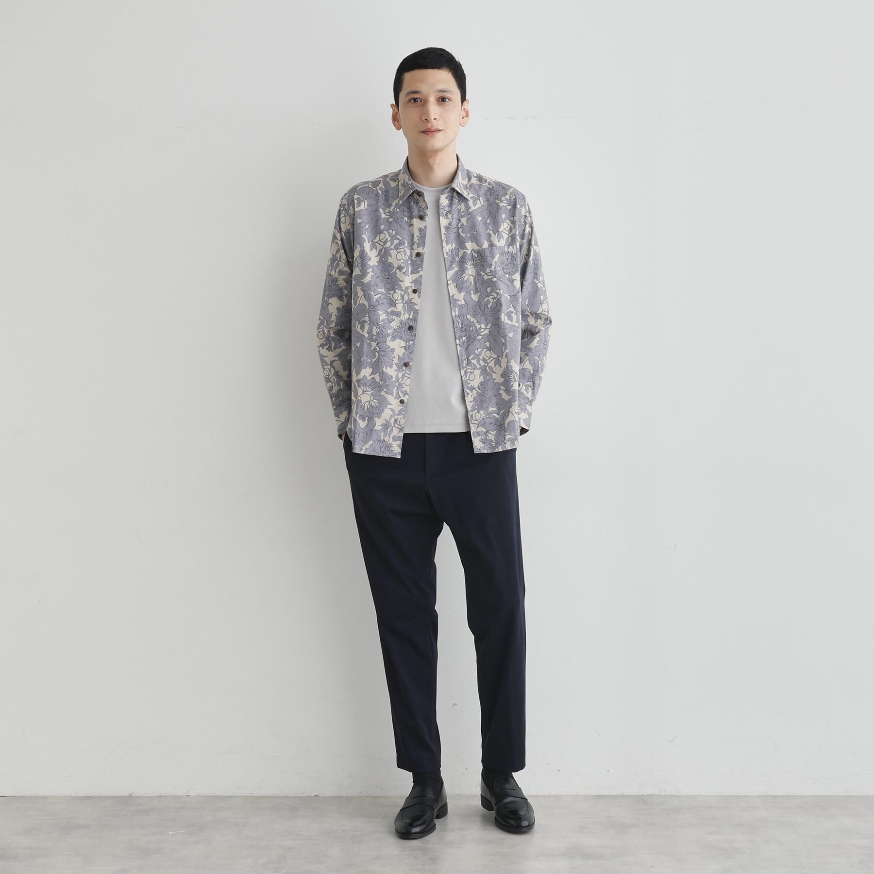 TAKEO KIKUCHI「【LIMITED】フラワープリント長袖シャツ」|シャツ・ブラウス|