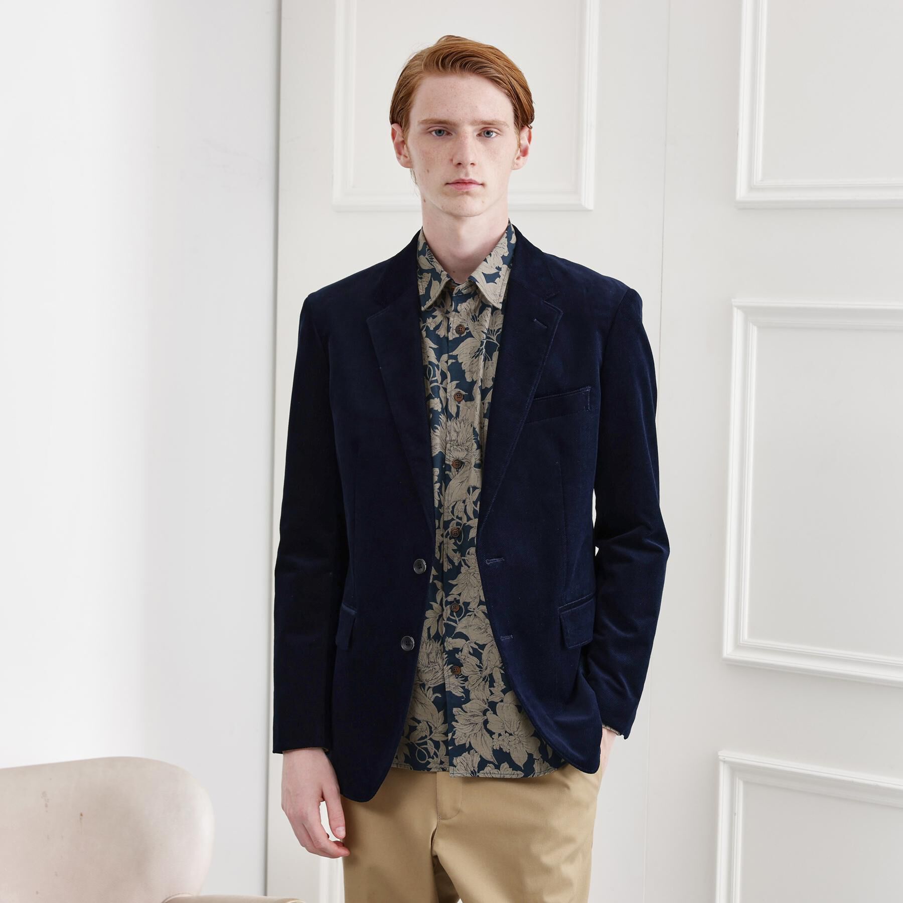 TAKEO KIKUCHI「【LIMITED】フラワープリント長袖シャツ」|シャツ・ブラウス|