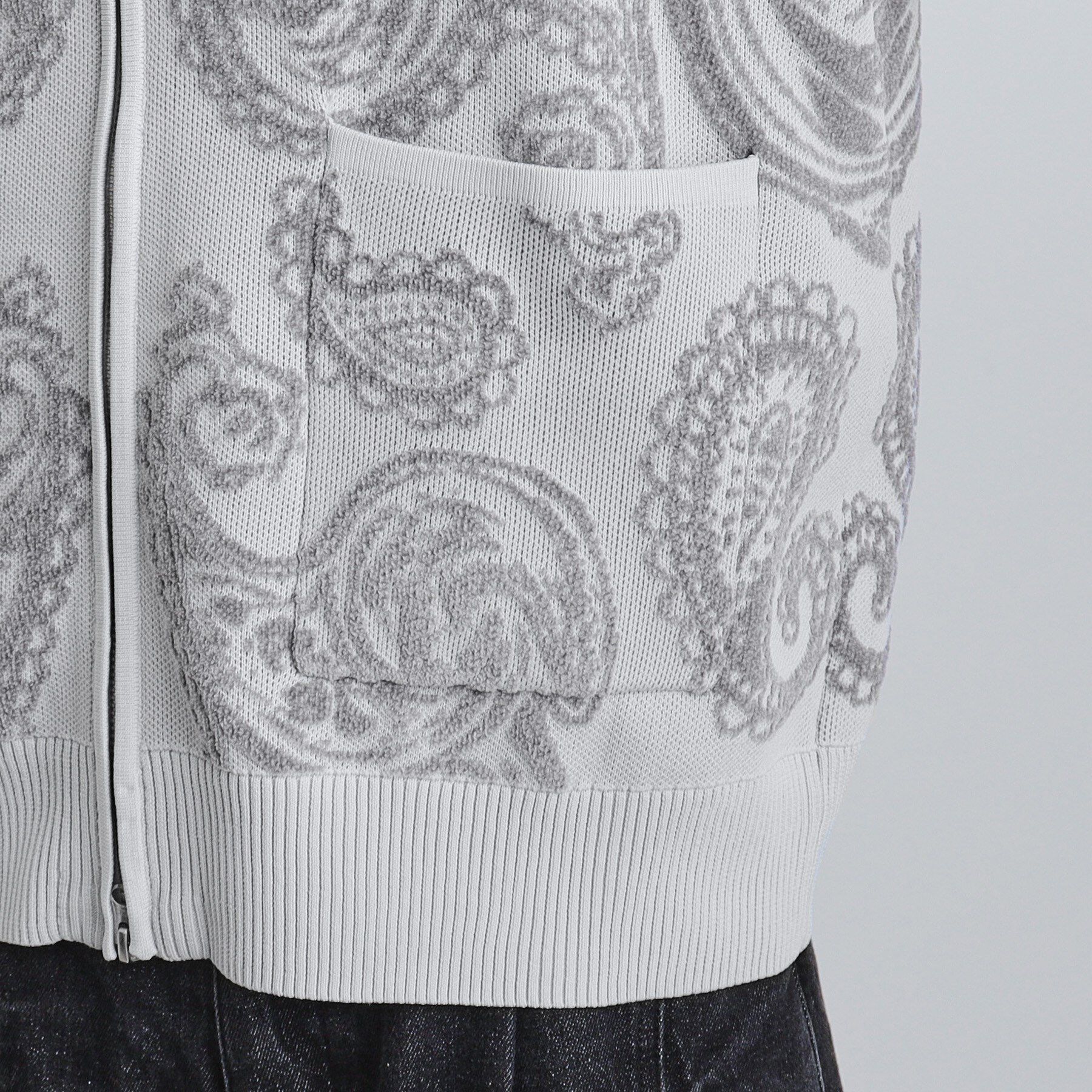 tk.TAKEO KIKUCHI「【洗える】ペイズリージップカーディガン」|カーディガン|