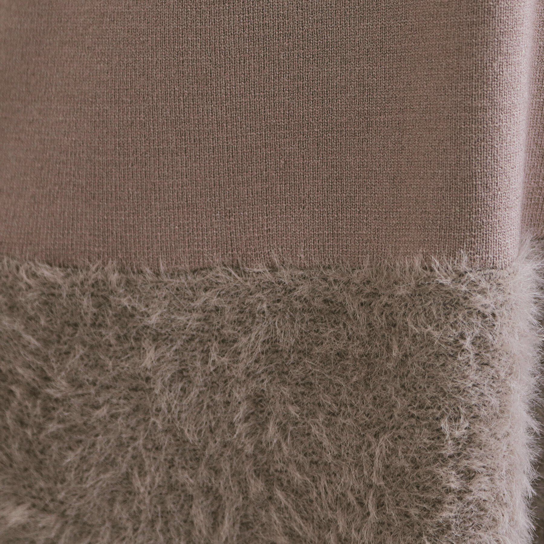 index「フェザー切り替えニットジャンパースカート【洗濯機洗い可】」|ワンピース|