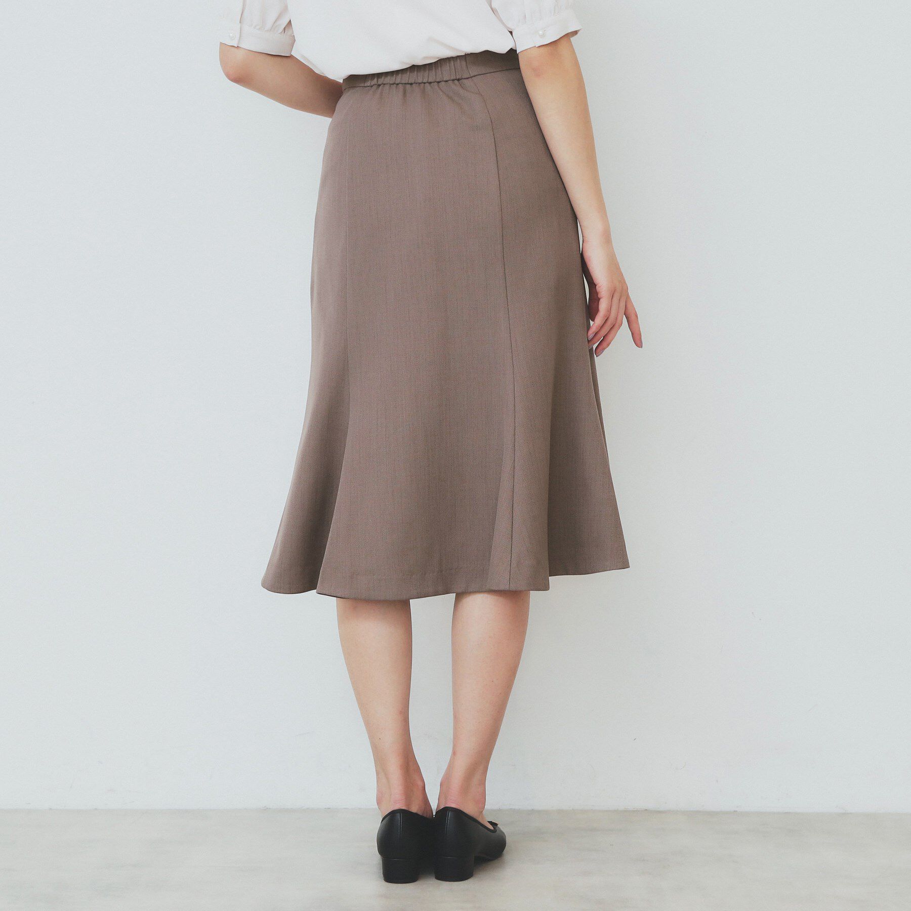 index「麻調マーメイドフレアスカート【洗濯機洗い可/吸水速乾/防シワ/イージーアイロン】」|スカート|