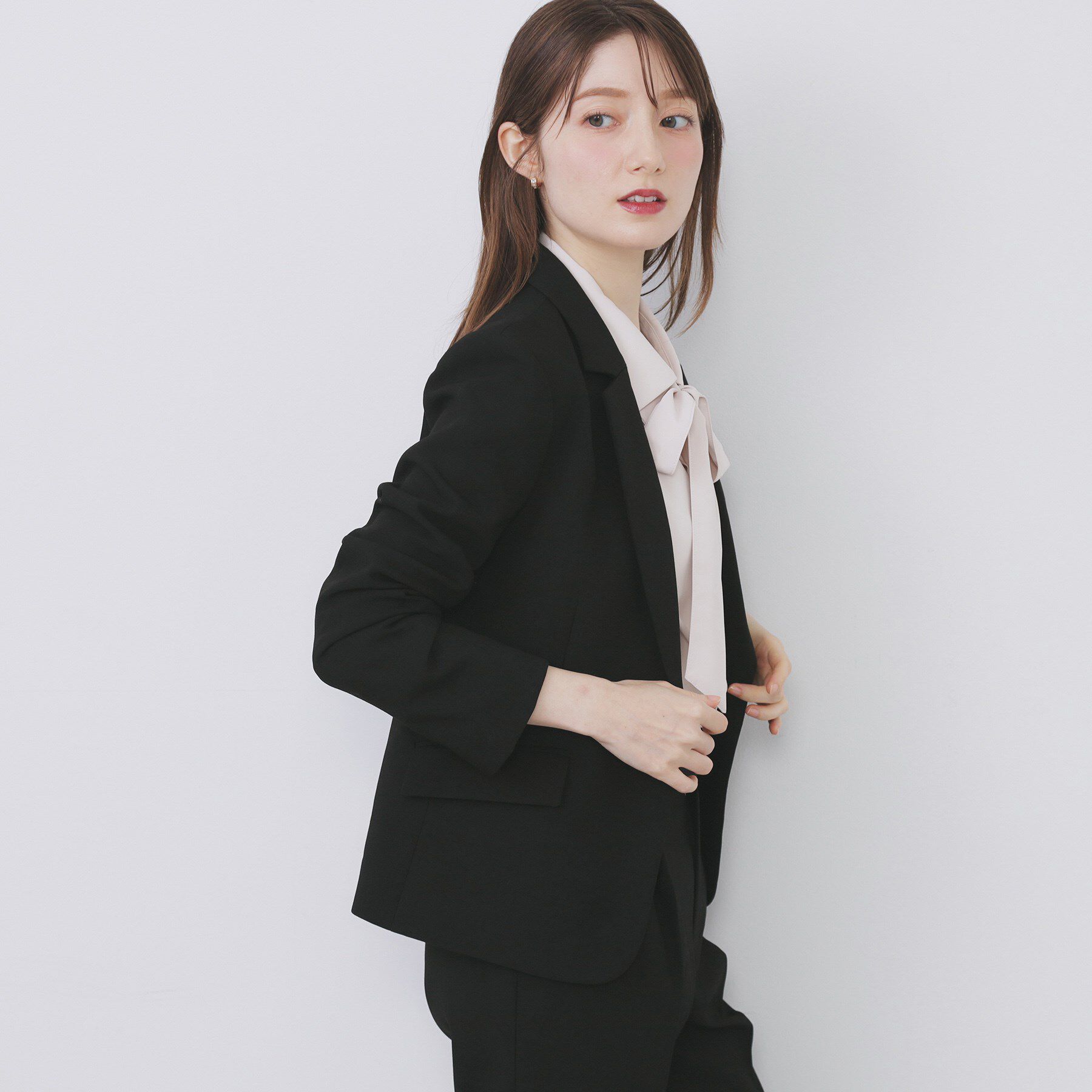 index「ストレッチテーラードジャケット/セットアップ対応【洗える/防シワ】」|テーラードジャケット|