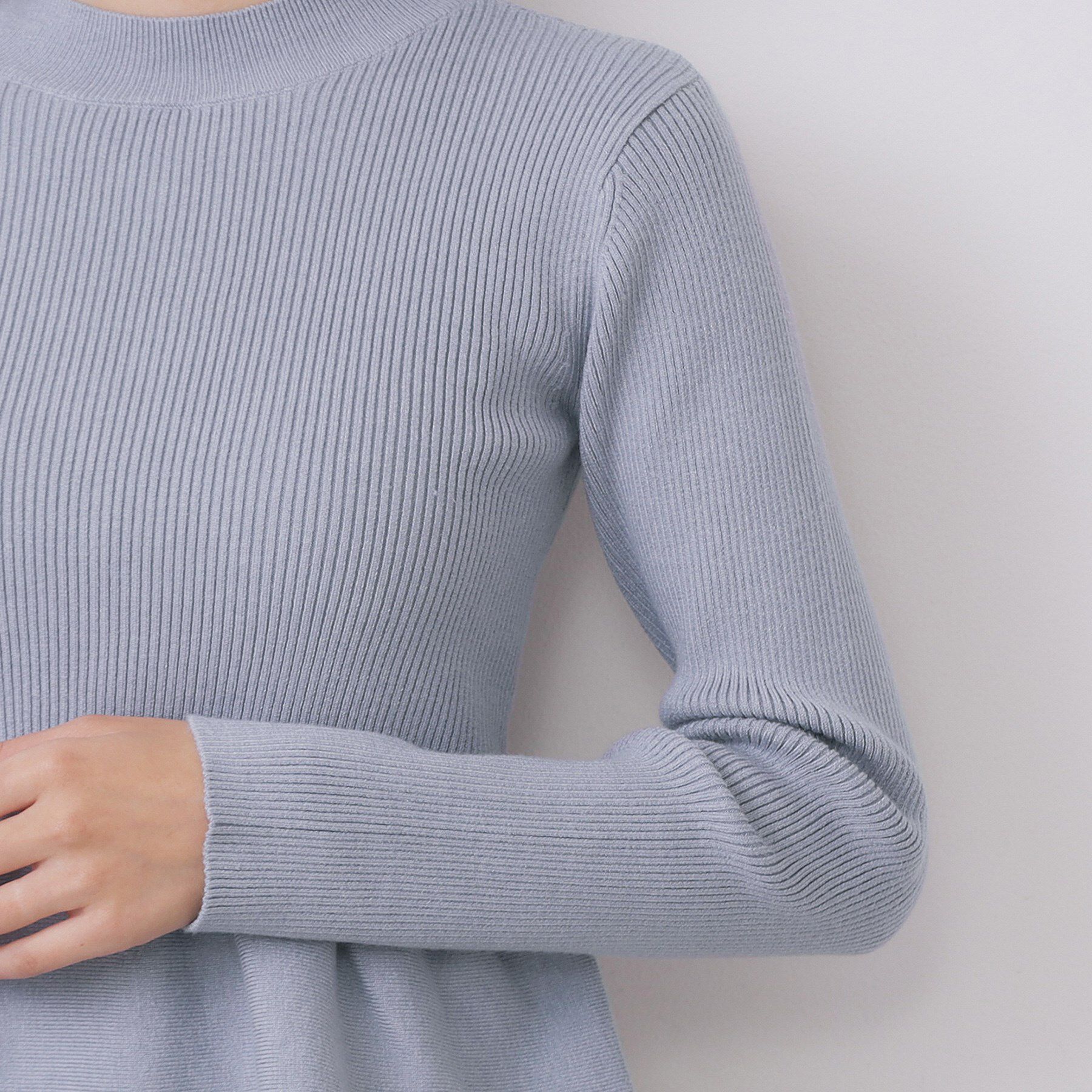 index「ペプラムチュールレイヤードニット【洗濯機OK】」|ニット・セーター|