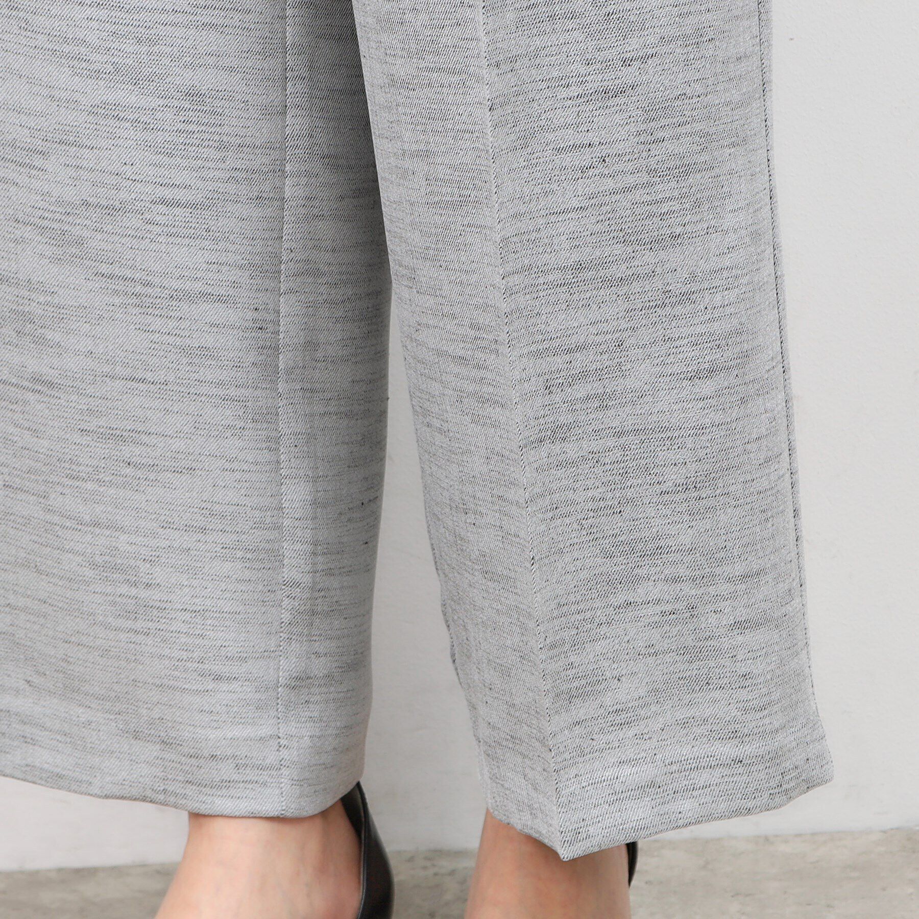 OPAQUE.CLIP「メランジワイドストレートパンツ【洗濯機洗い可】」|その他|