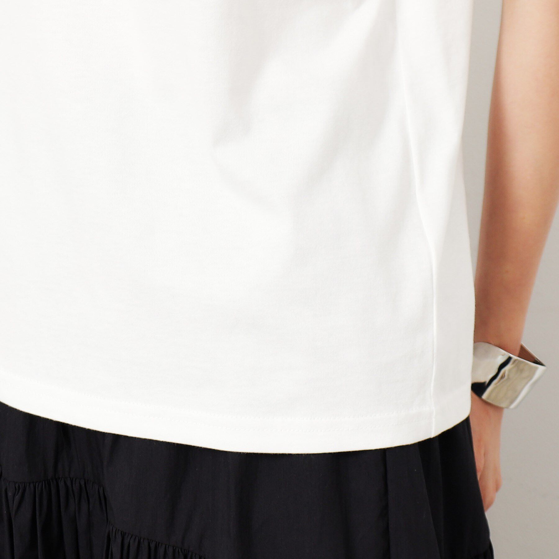 OPAQUE.CLIP「ロゴプリントTシャツ【洗濯機洗い可】」|Tシャツ・カットソー|