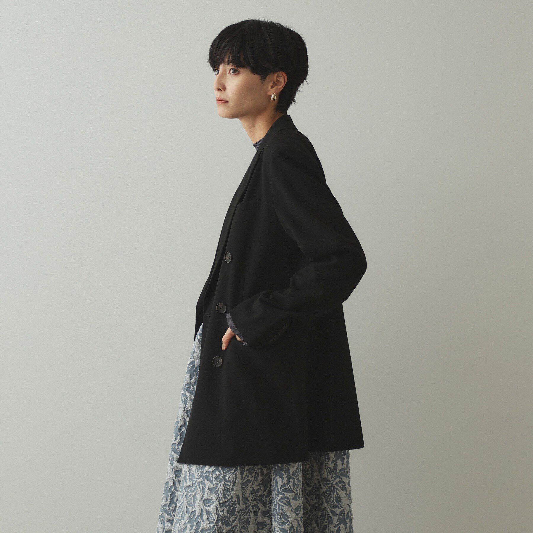 OPAQUE.CLIP「ダブルテーラードジャケット【洗える】」|テーラードジャケット|