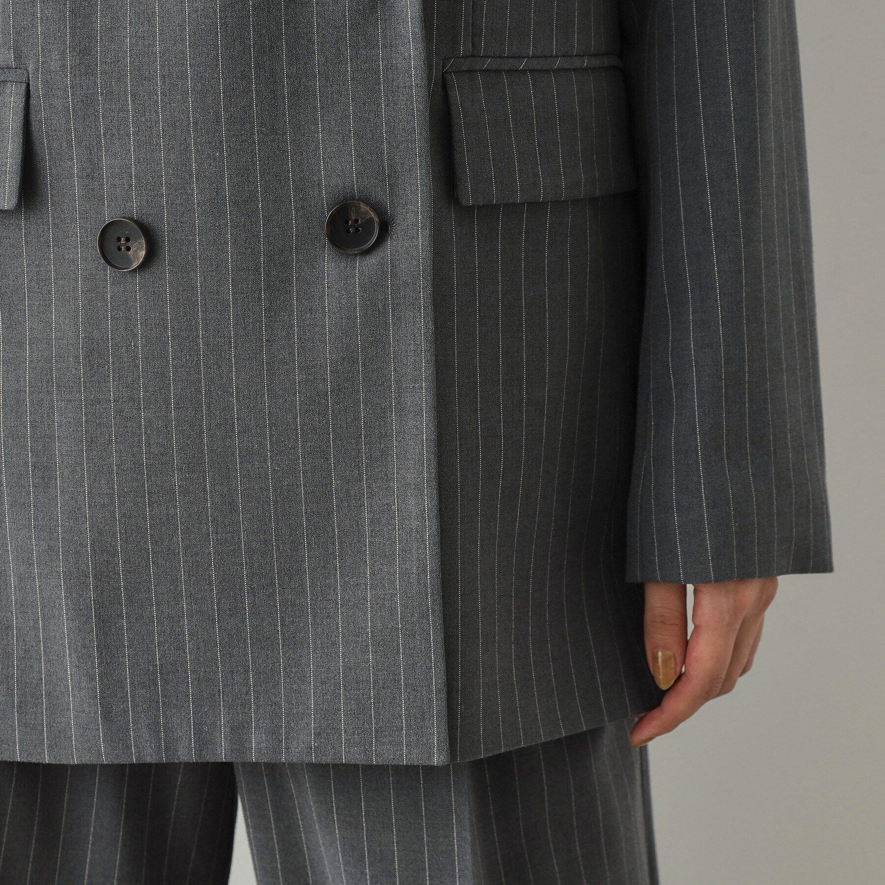 OPAQUE.CLIP「ダブルテーラードジャケット【洗える】」|テーラードジャケット|