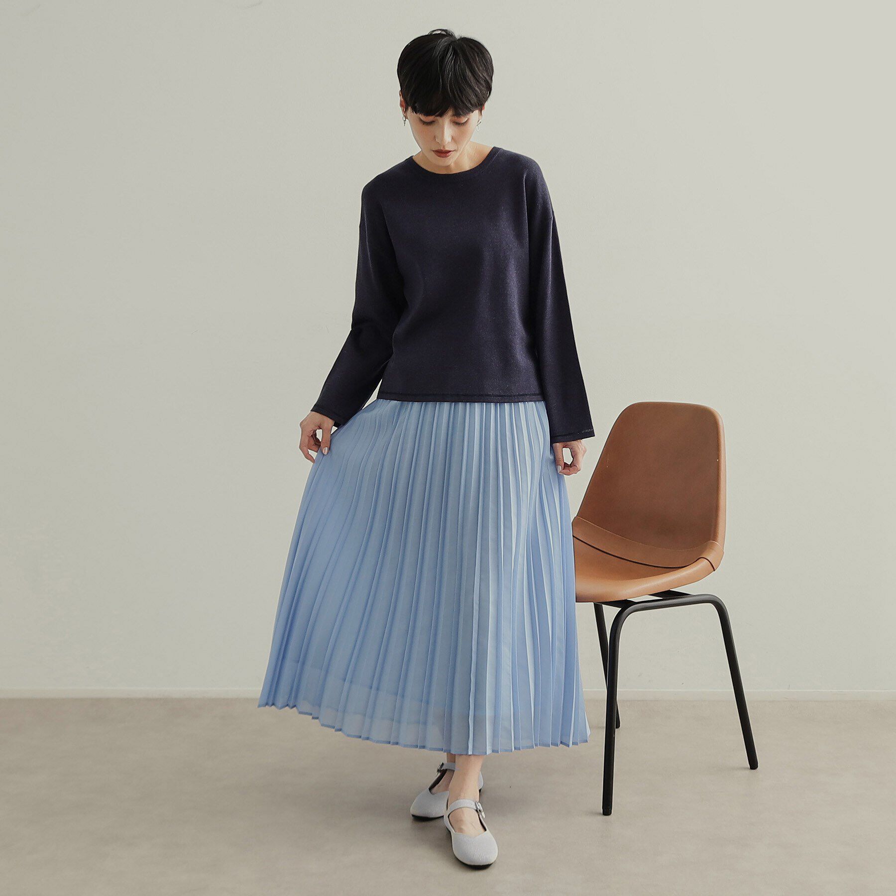 OPAQUE.CLIP「【抗菌防臭／軽量／ウォッシャブル】ニットメリージェーン」|その他|