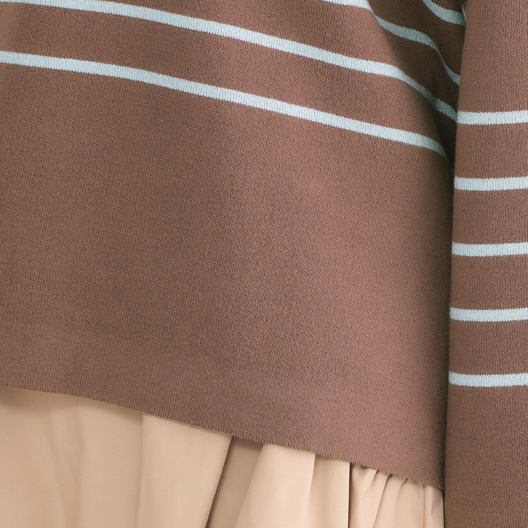 OPAQUE.CLIP「スキッパーセーラーカラーボーダーニット【洗濯機OK】」|ニット・セーター|