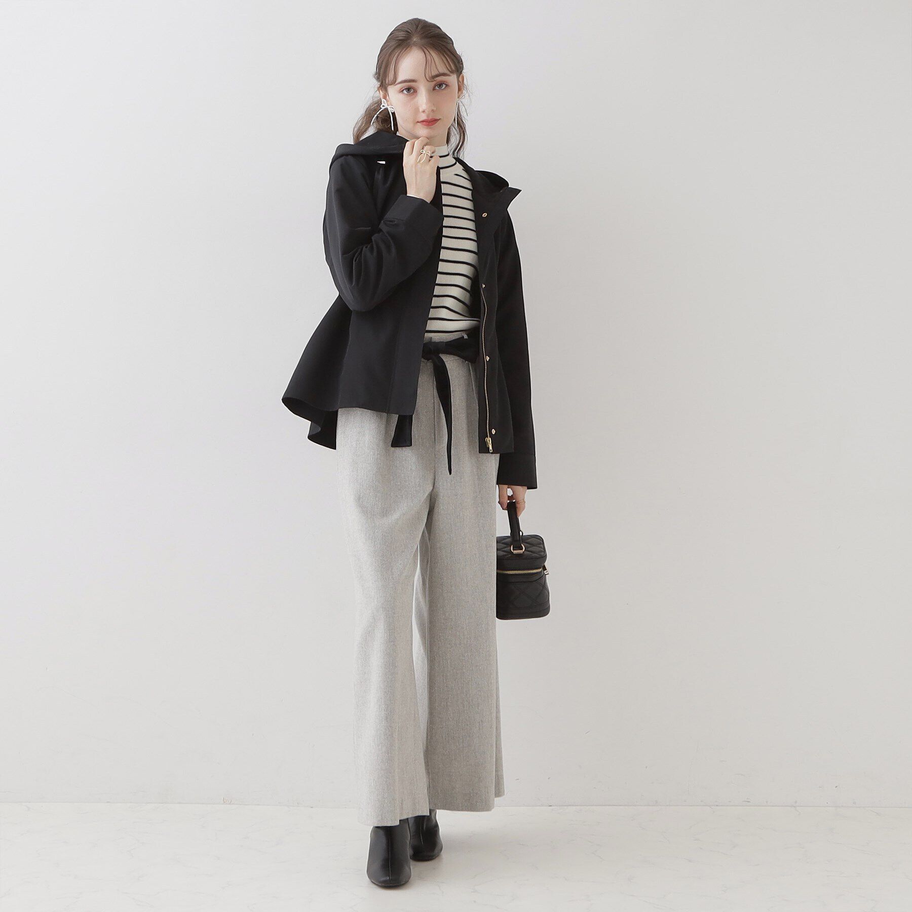 Couture broach「【愛されマンパ】ハートキルトライナー付マウンテンパーカ」|ブルゾン・スタジャン|