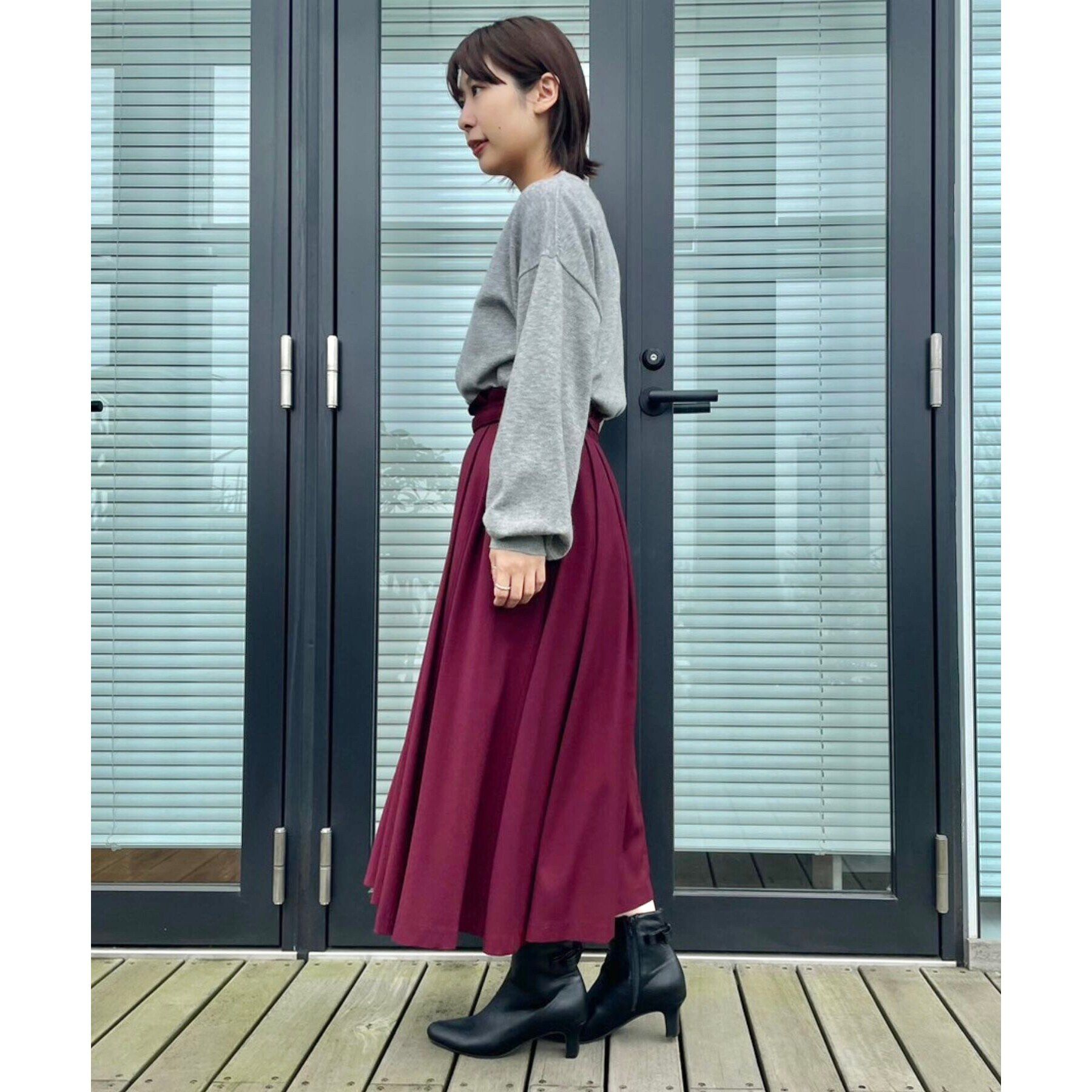 Couture broach「【存在感を引き立てる主役級ニット】パフュームインターシャリッシュアンゴラ」|ニット・セーター|