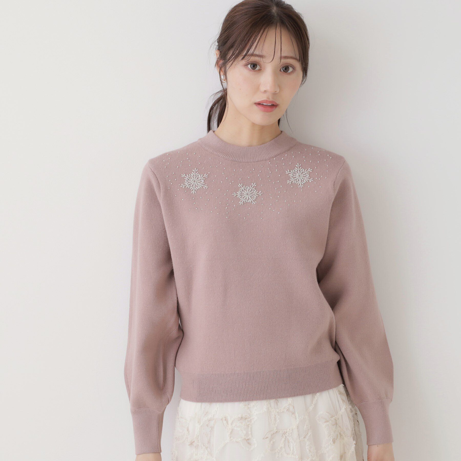 Couture broach「【冬の映えニット】ルネージュエンブロニット」|ニット・セーター|