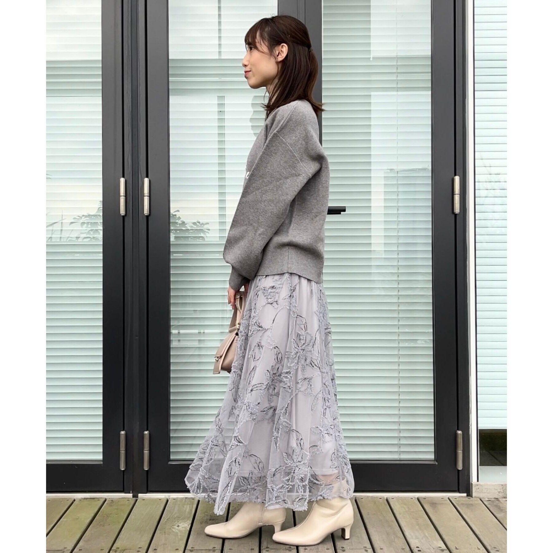 Couture broach「【目を惹くきらめきニット】ビジューロゴニット」|ニット・セーター|