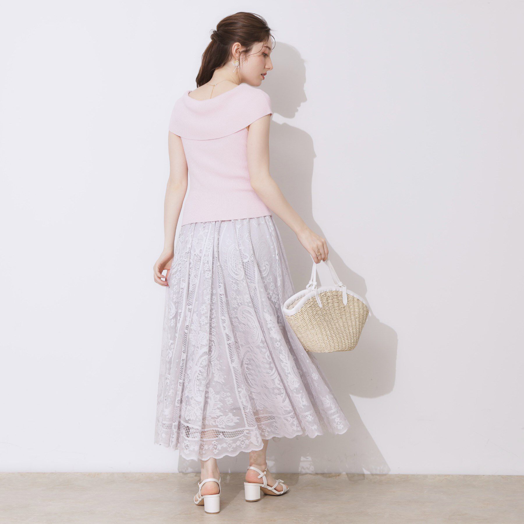 Couture broach「リブオフショルニット」|ニット・セーター|