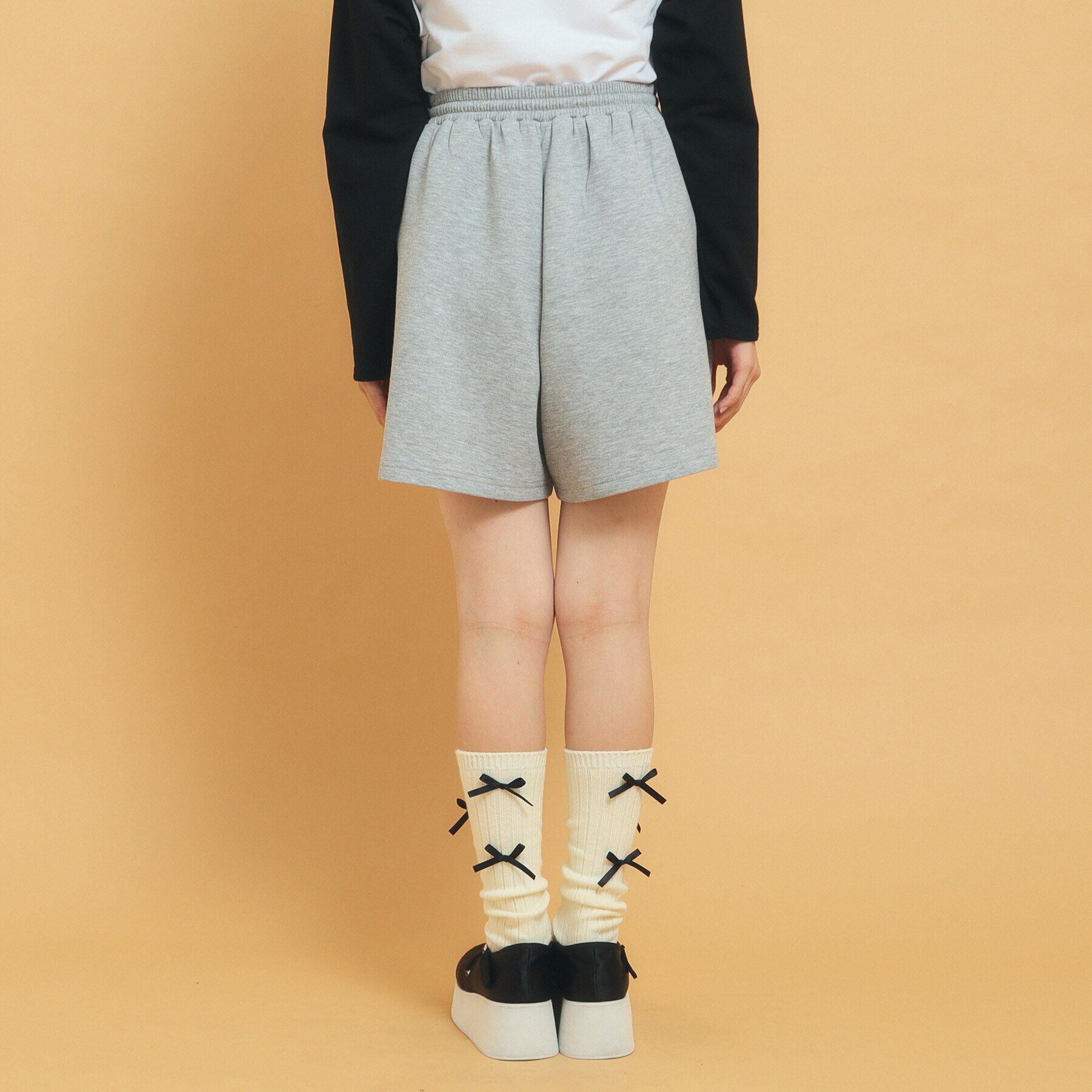 PINK-latte「【セットアップアイテムあり】ダンボールニットショートパンツ」|キュロット|