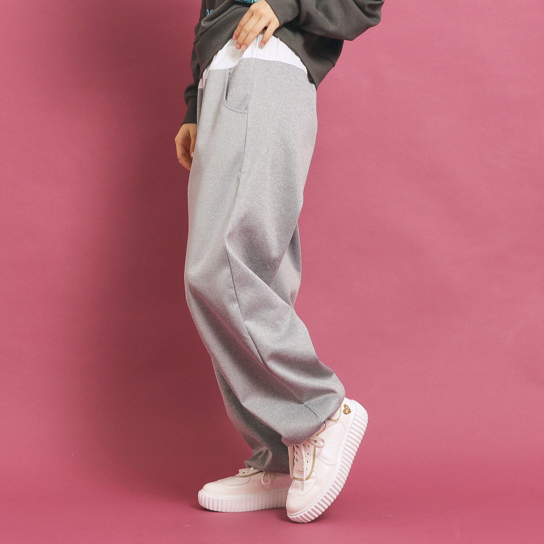 PINK-latte「ダンボール切替イージーパンツ」|その他|