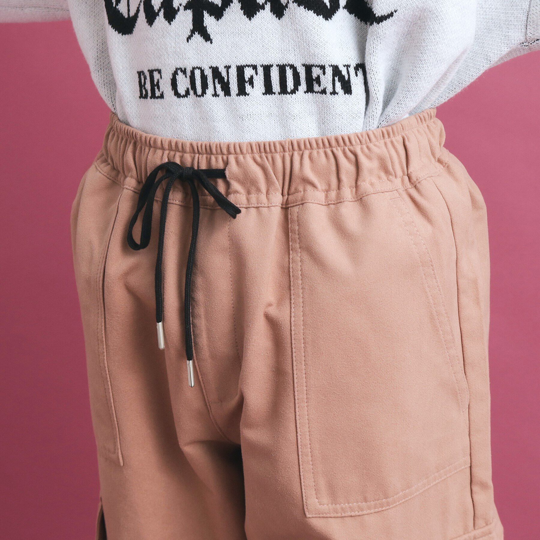 PINK-latte「ピーチ起毛カーゴパンツ」|その他|