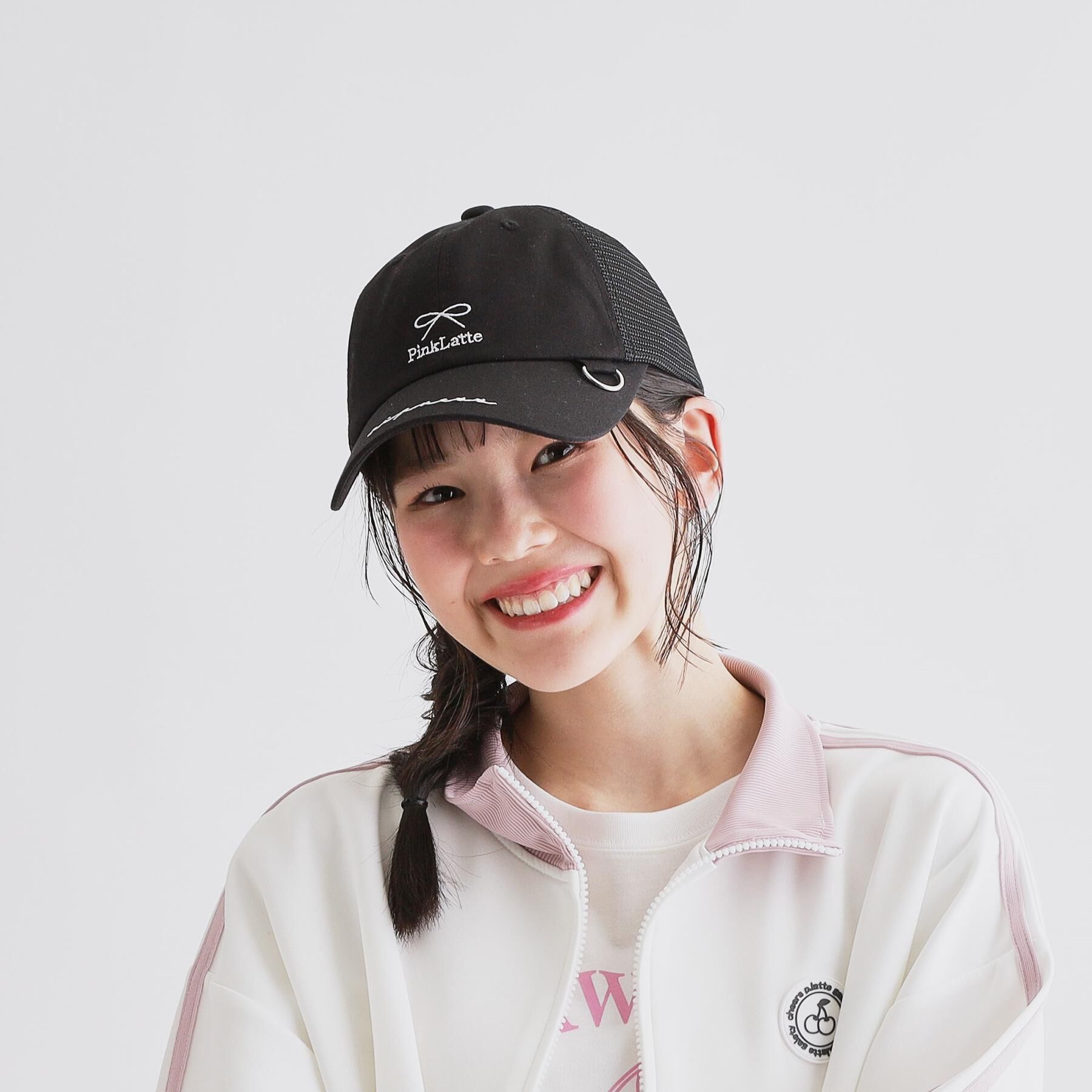 PINK-latte「リボンキャップ」|キャップ・キャスケット|