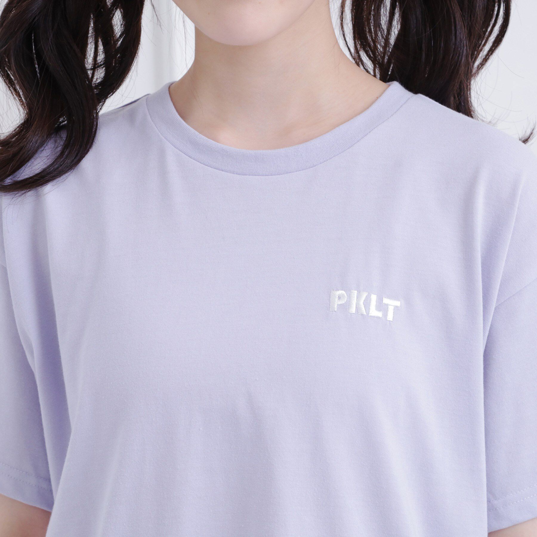 PINK-latte「バックハートロゴTシャツ」|Tシャツ・カットソー|