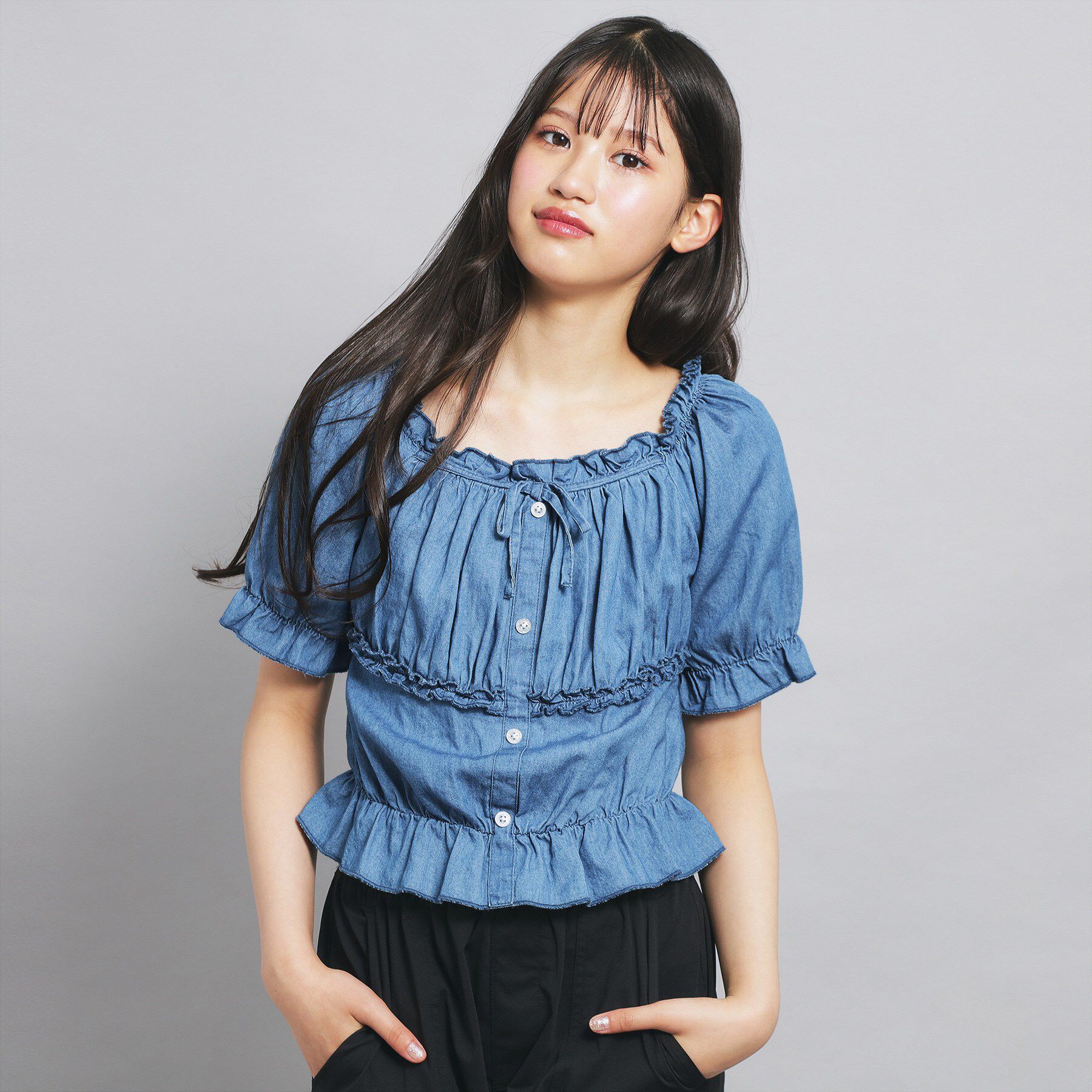 PINK-latte「オフショル2WAYブラウス」|シャツ・ブラウス|