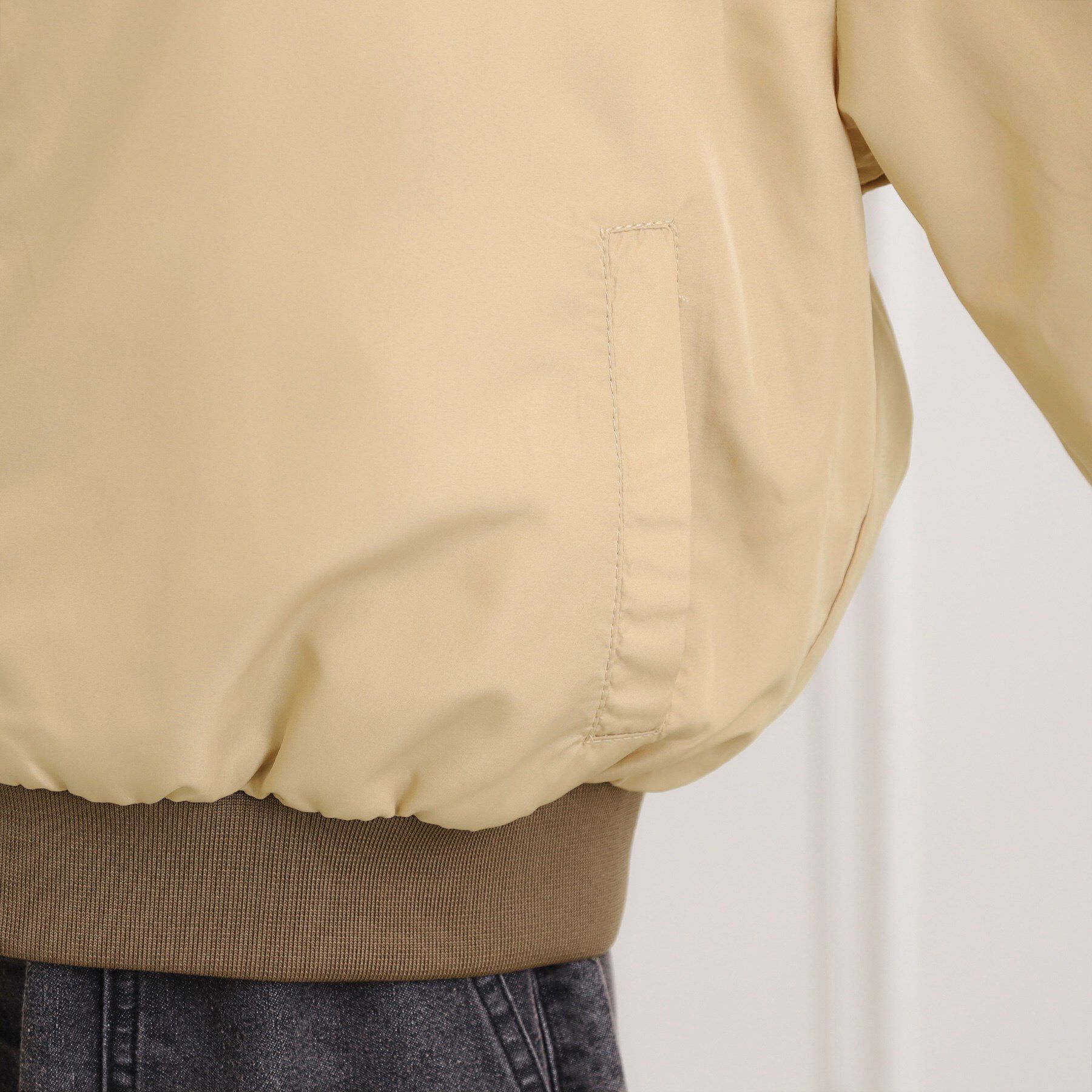 PINK-latte「ライントラックジャケット」|ブルゾン・スタジャン|