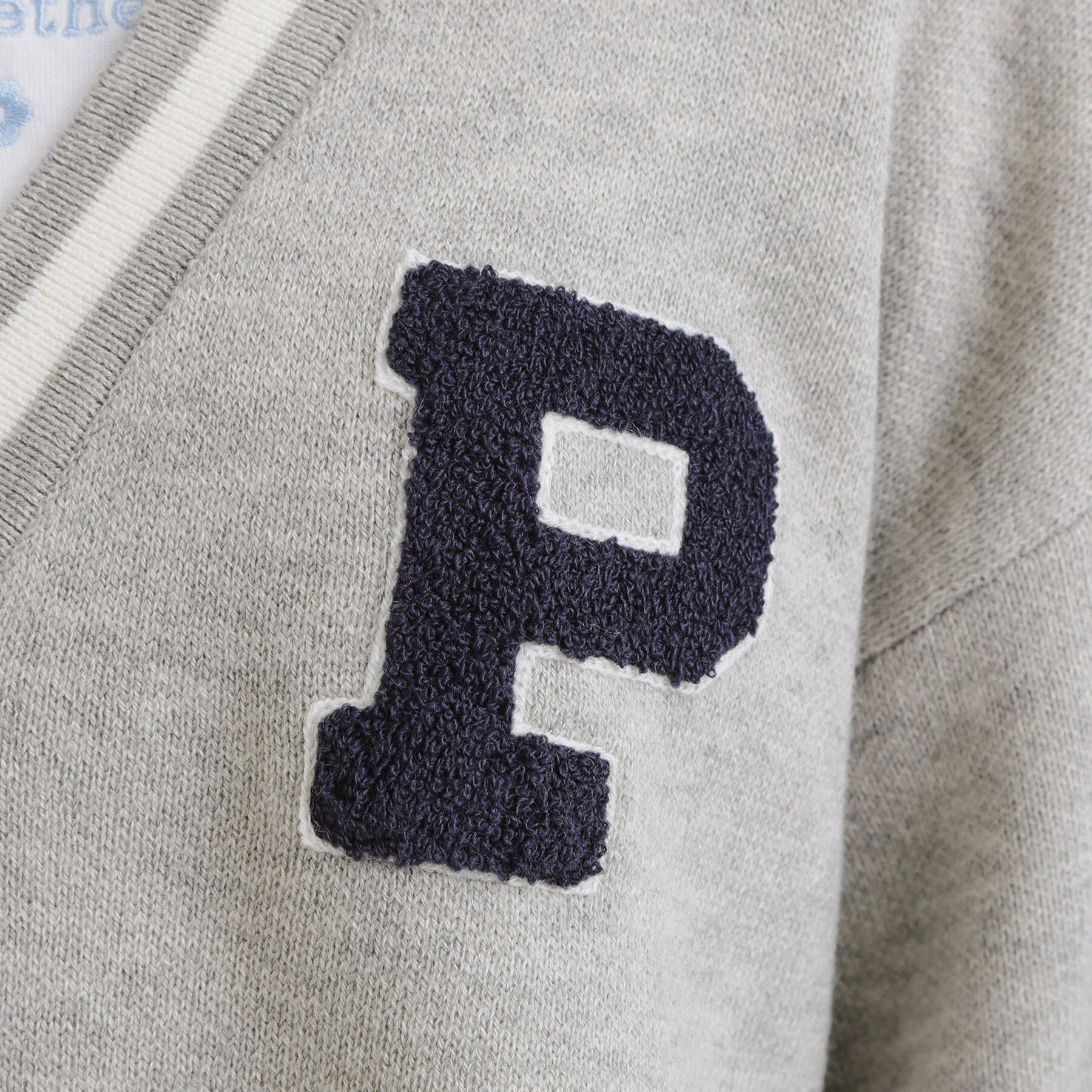 PINK-latte「ラクガキ柄ロングカーディガン」|カーディガン|