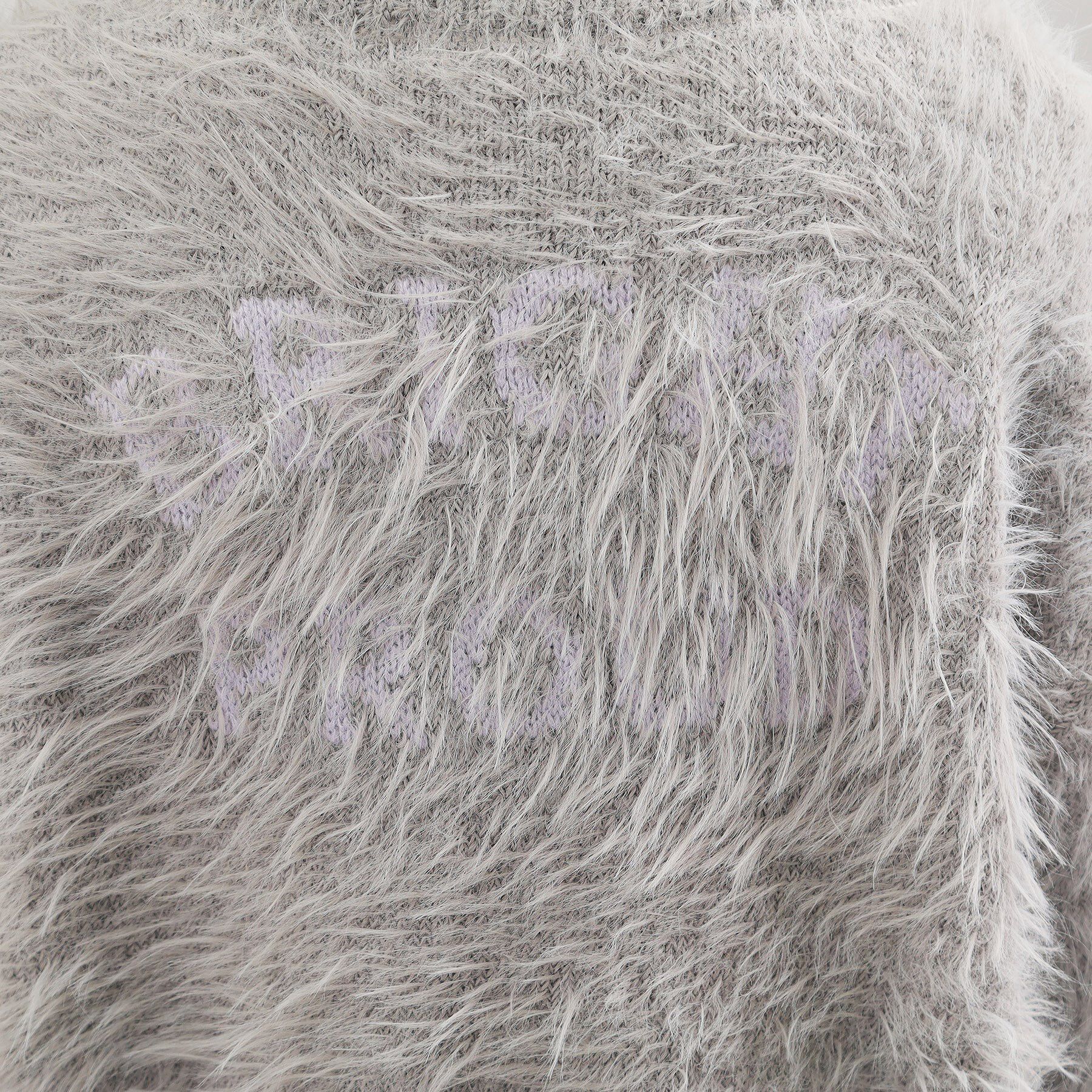 PINK-latte「ウォッシャブルロゴシャギーニットカーディガン」|カーディガン|