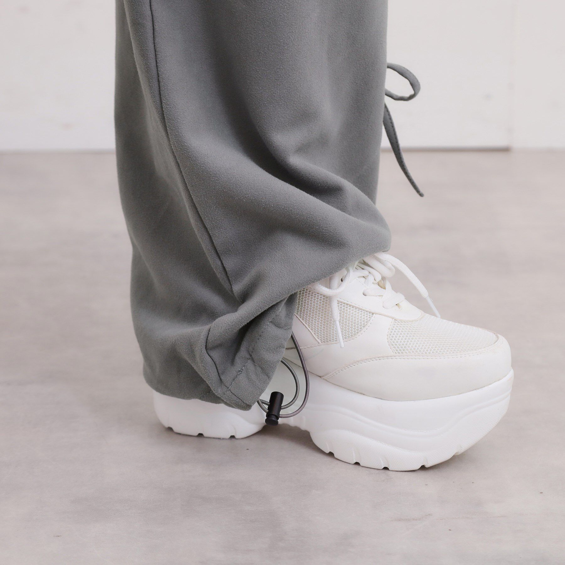 PINK-latte「ピーチ起毛リボン付カーゴパンツ」|その他|