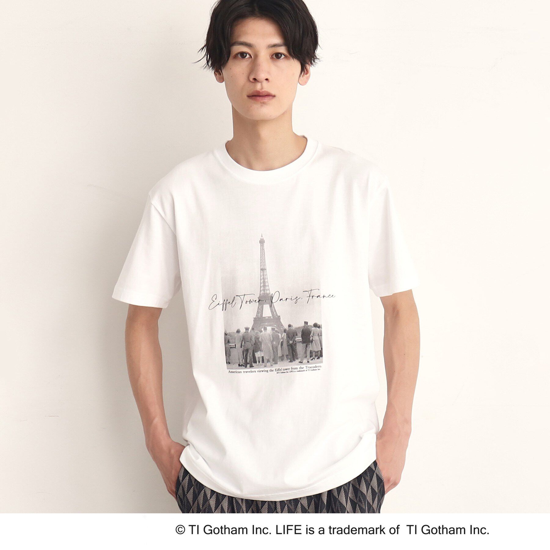 THE SHOP TK「【GOOD ROCK SPEED &times; LIFE PICTURE COLLECTION 別注】 Par」|Tシャツ・カットソー|オフホワイト(003