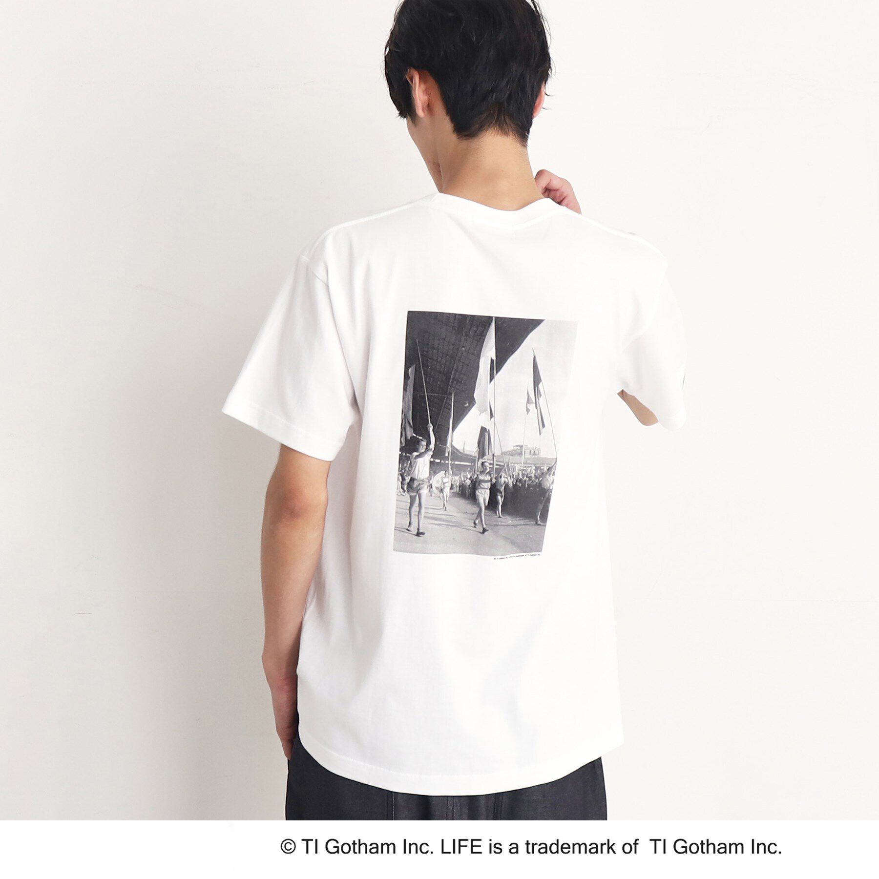 THE SHOP TK「【GOOD ROCK SPEED &times; LIFE PICTURE COLLECTION 別注】 Par」|Tシャツ・カットソー|オフホワイト(403