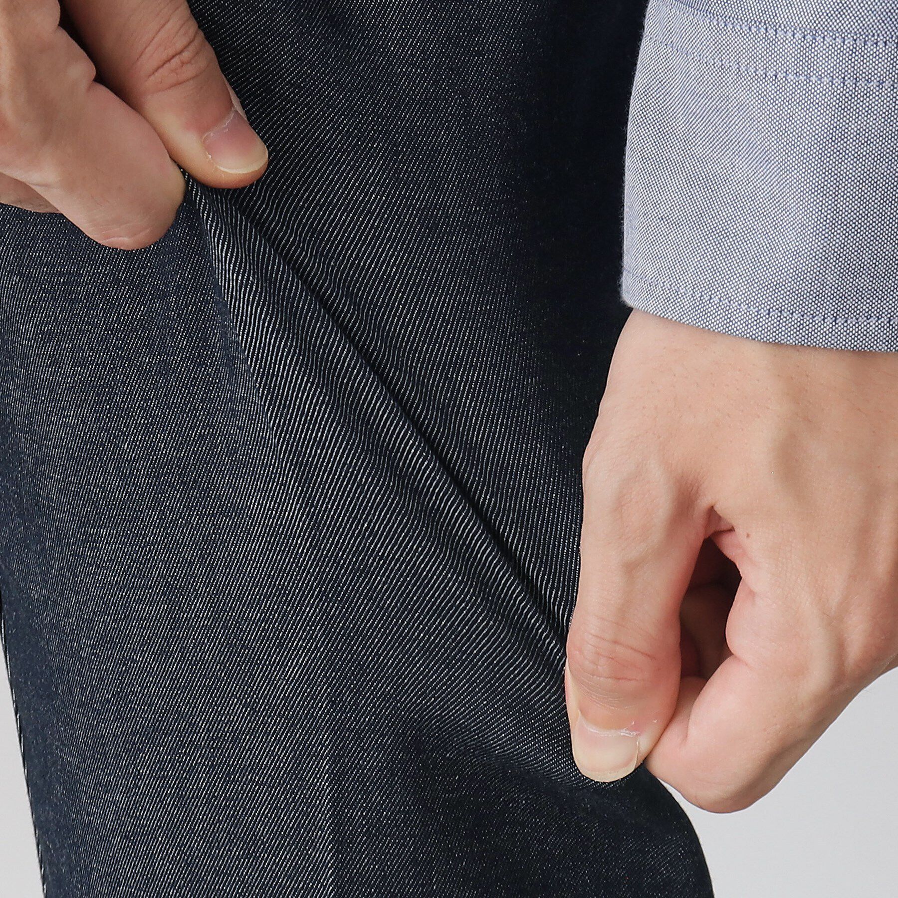 THE SHOP TK「エバーデニムスラックス【セットアップ可/ビジネス対応/色落ちしにくい/ストレッチ素材】」|その他|