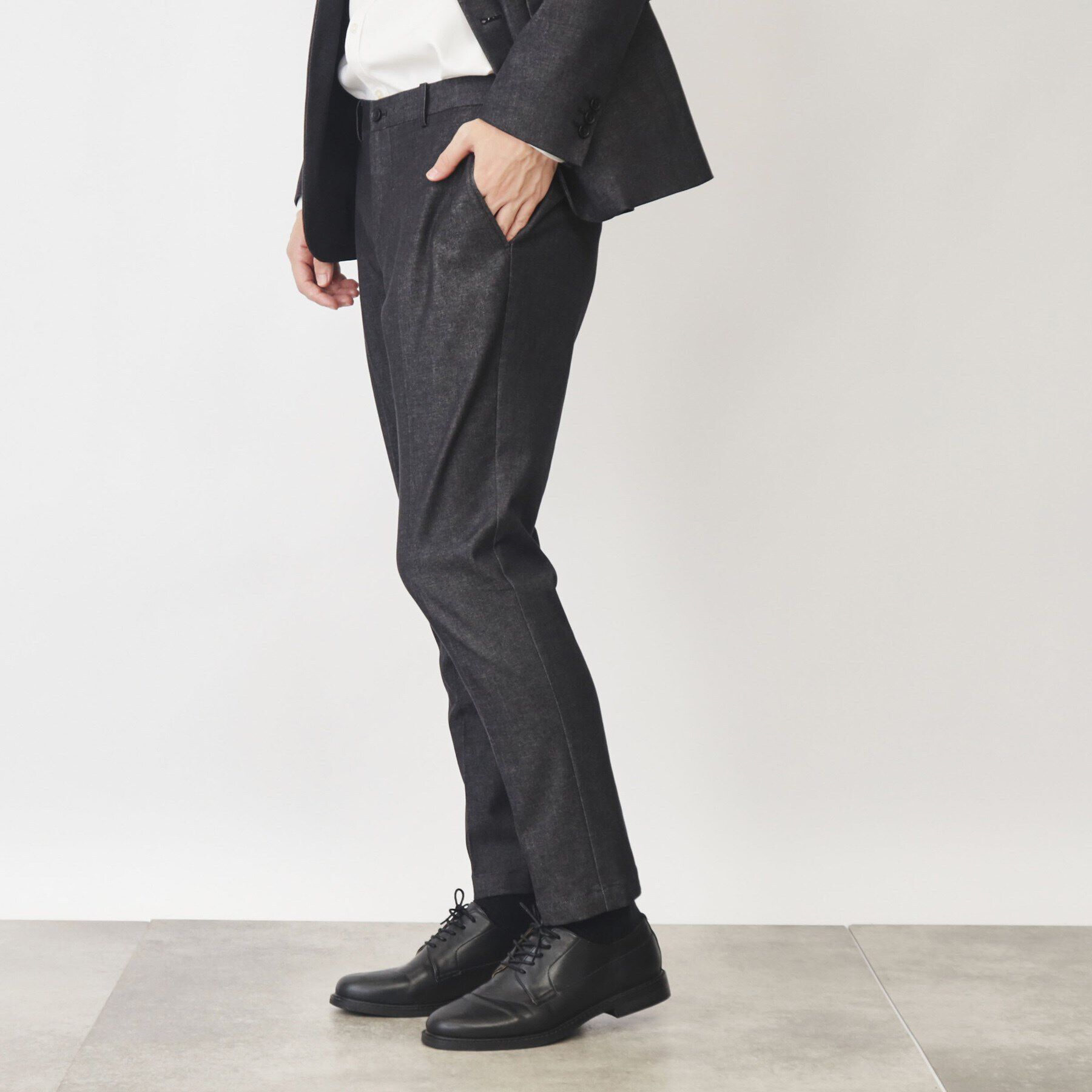 THE SHOP TK「エバーデニムスラックス【セットアップ可/ビジネス対応/色落ちしにくい/ストレッチ素材】」|その他|