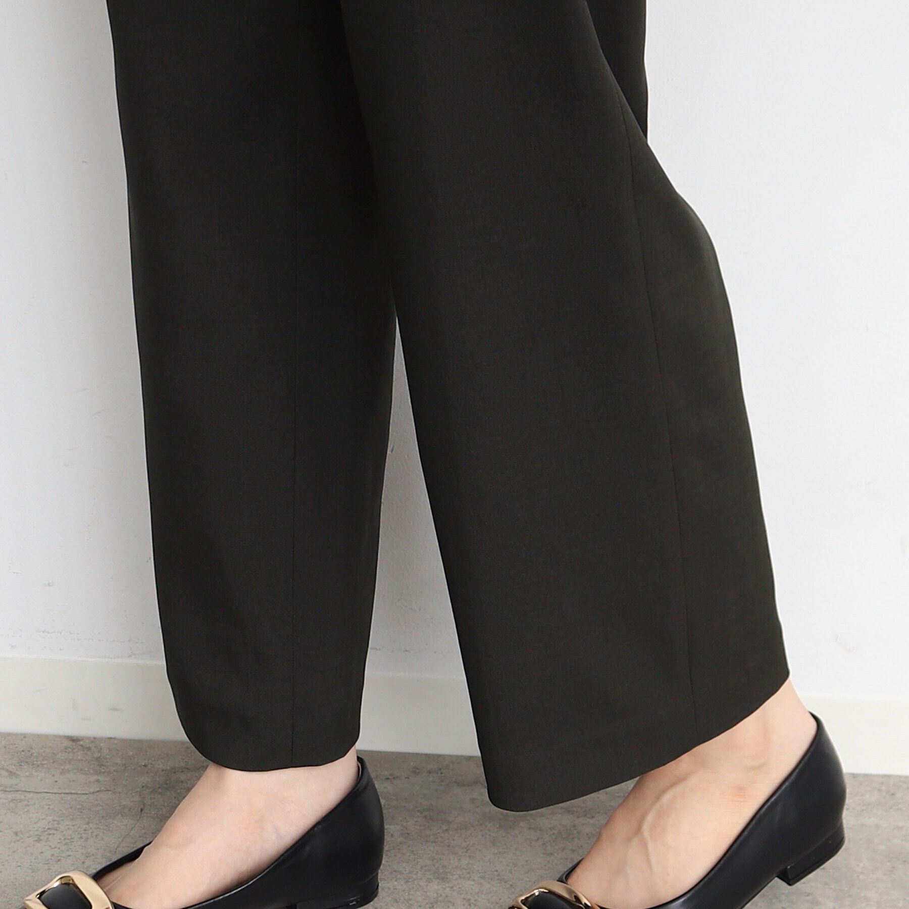 THE SHOP TK「【セットアップ可/洗える】シャークスキンストレートワイドパンツ」|その他|