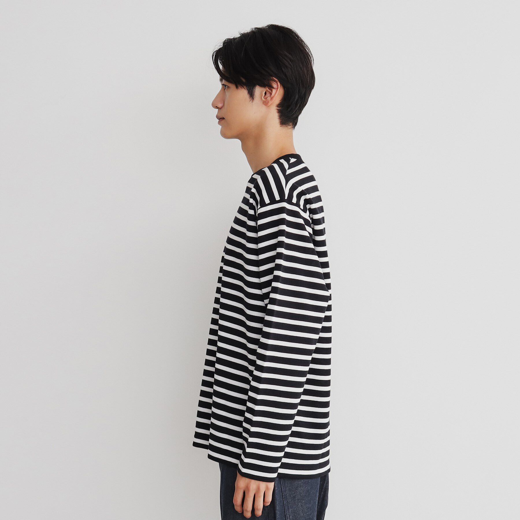 THE SHOP TK「サカリバクルーネック長袖Tシャツ」|Tシャツ・カットソー|