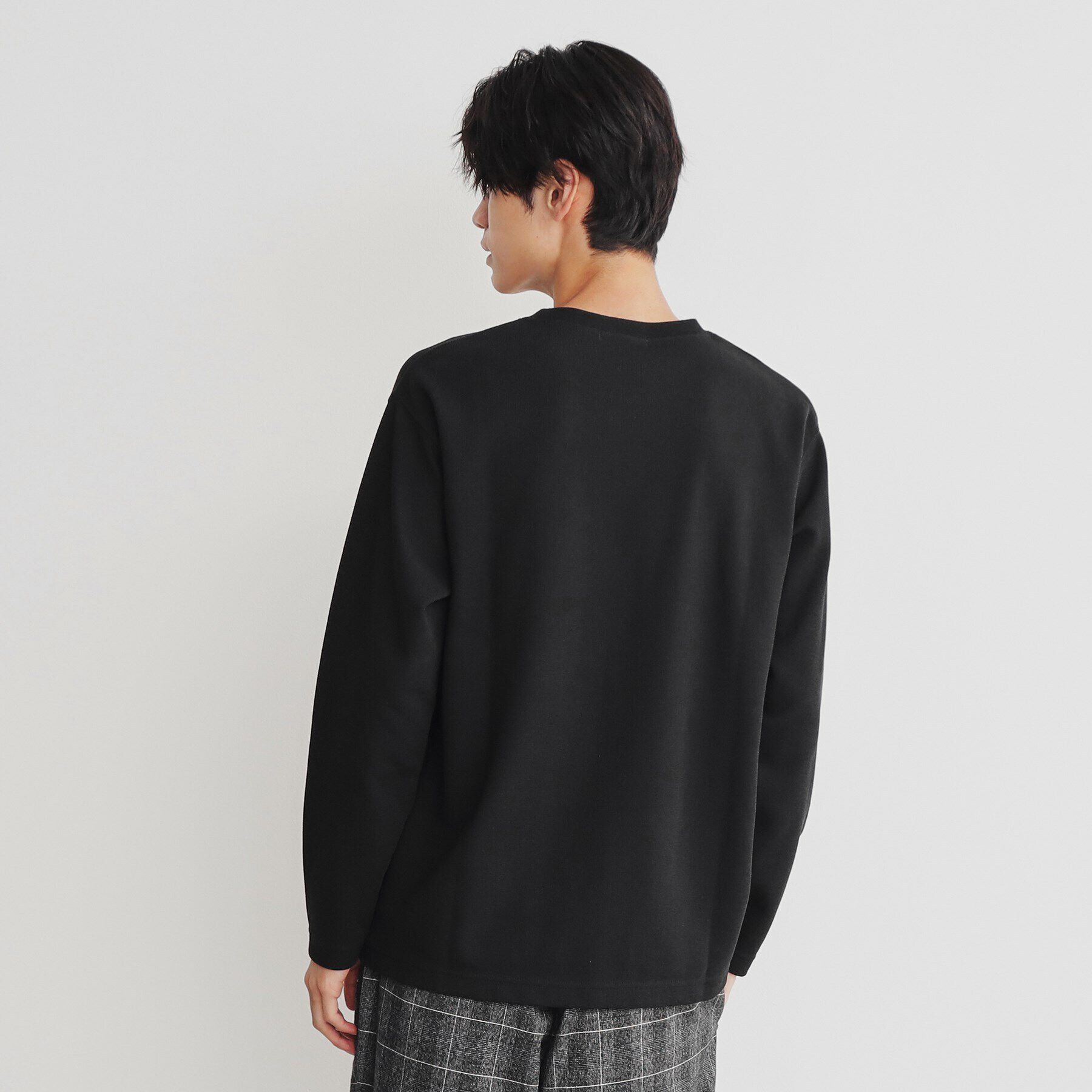 THE SHOP TK「サカリバクルーネック長袖Tシャツ」|Tシャツ・カットソー|