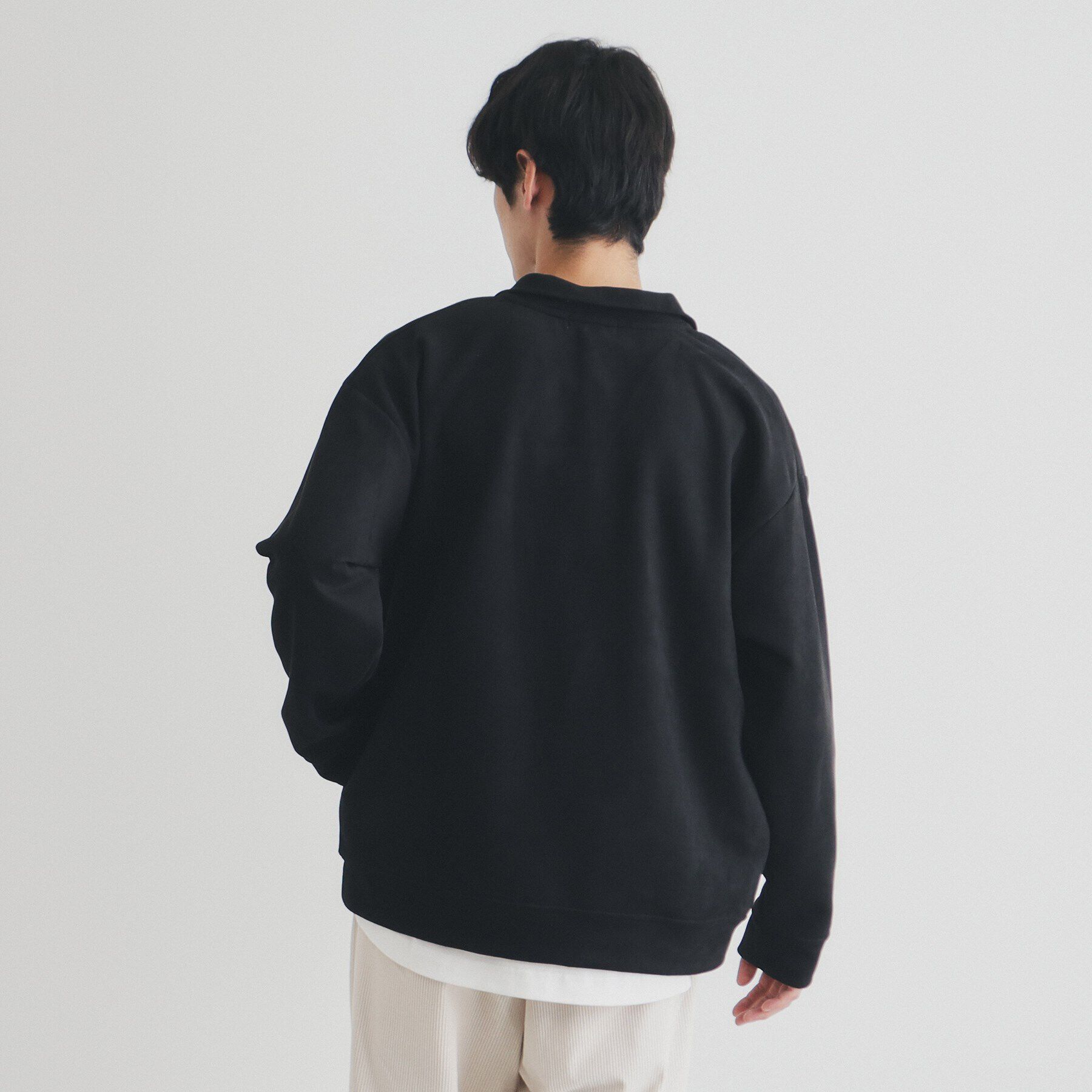 THE SHOP TK「スウェードライクハーフジッププルオーバー」|Tシャツ・カットソー|