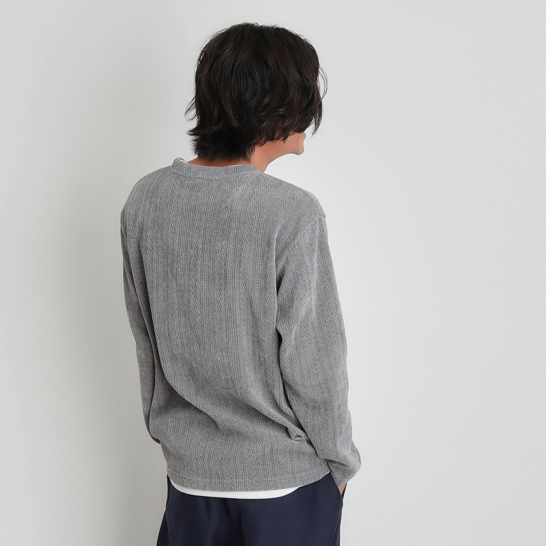 THE SHOP TK「シェニールケーブルプルオーバー」|Tシャツ・カットソー|