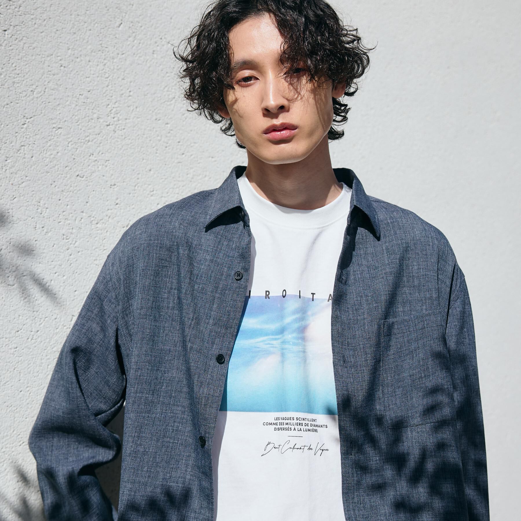 THE SHOP TK「【Begin6月号掲載】オーガニックコットンプリント半袖Tシャツ」|Tシャツ・カットソー|