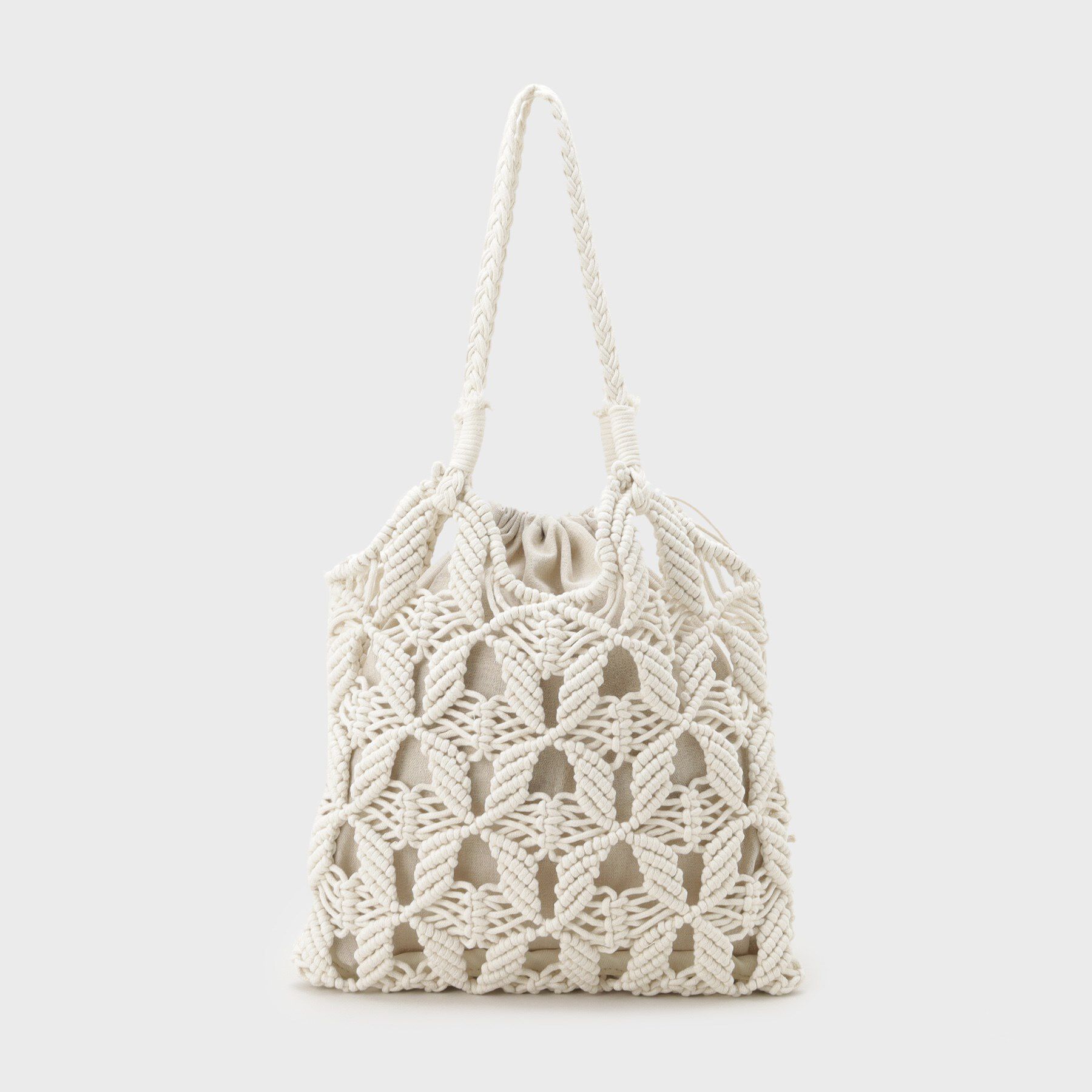 THE SHOP TK「マクラメトートバッグ」|トートバッグ|