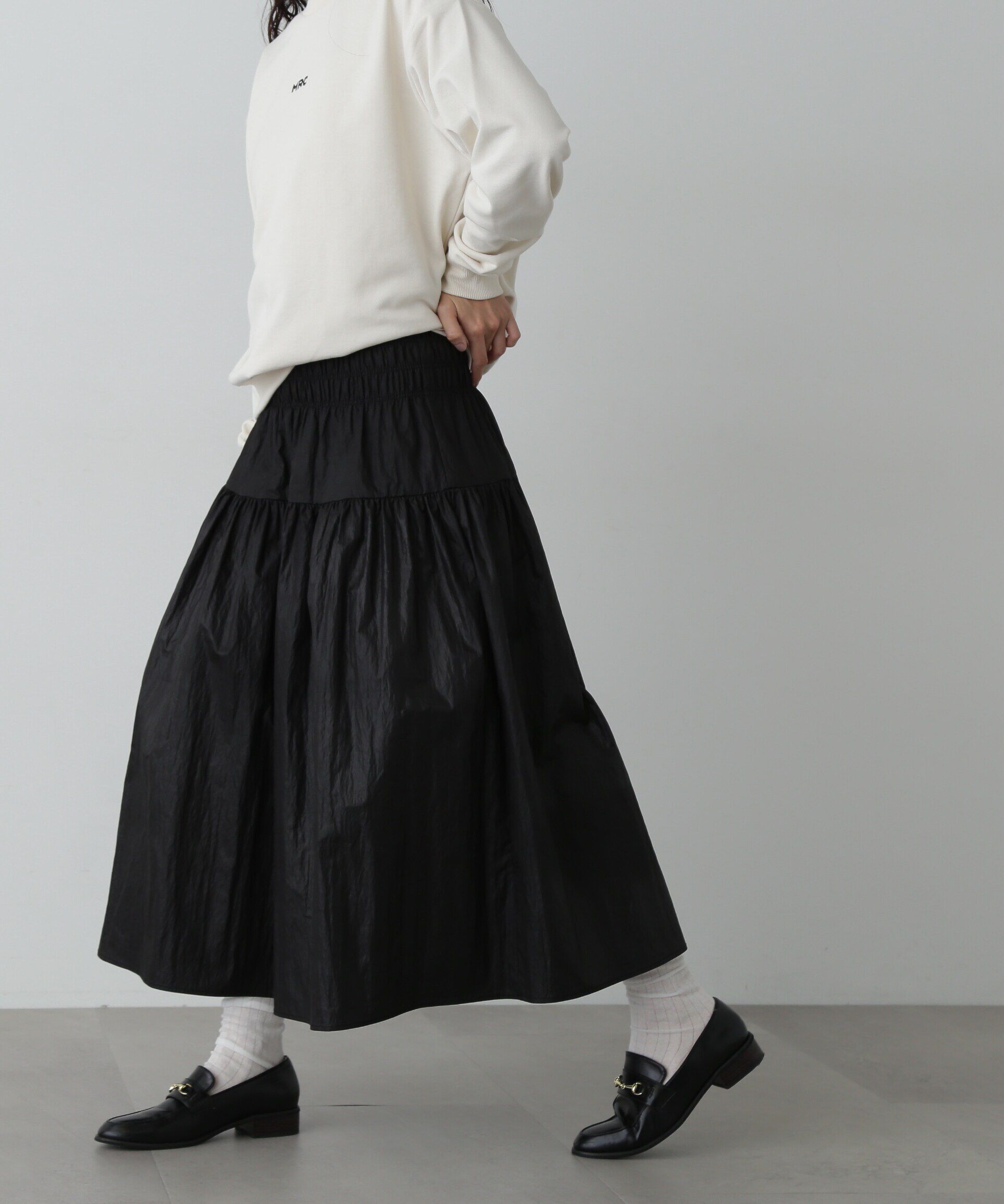  「シャイニーティアードスカート」|スカート|