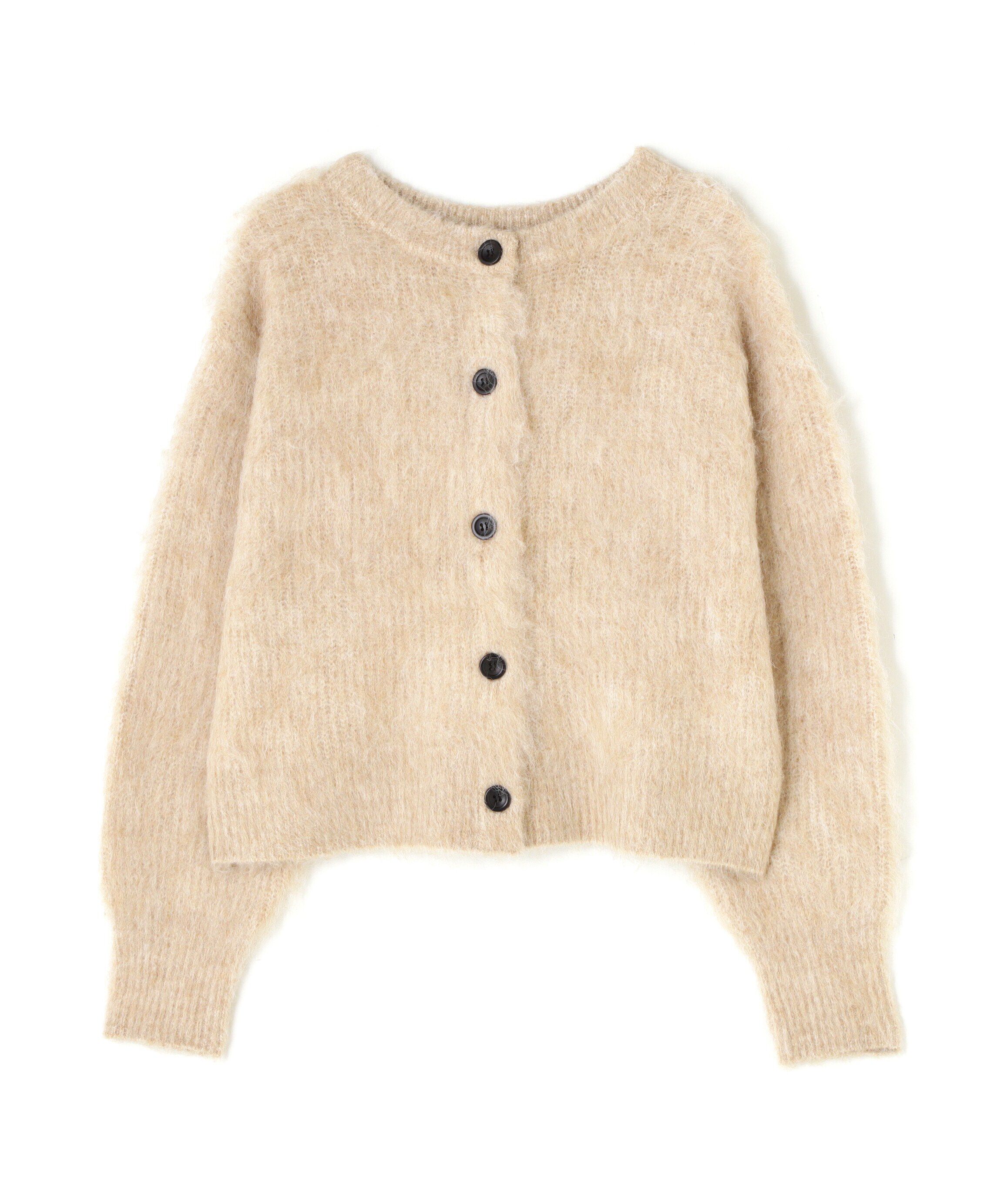  「クルーネックフェザーカーディガン 」|ニット・セーター|