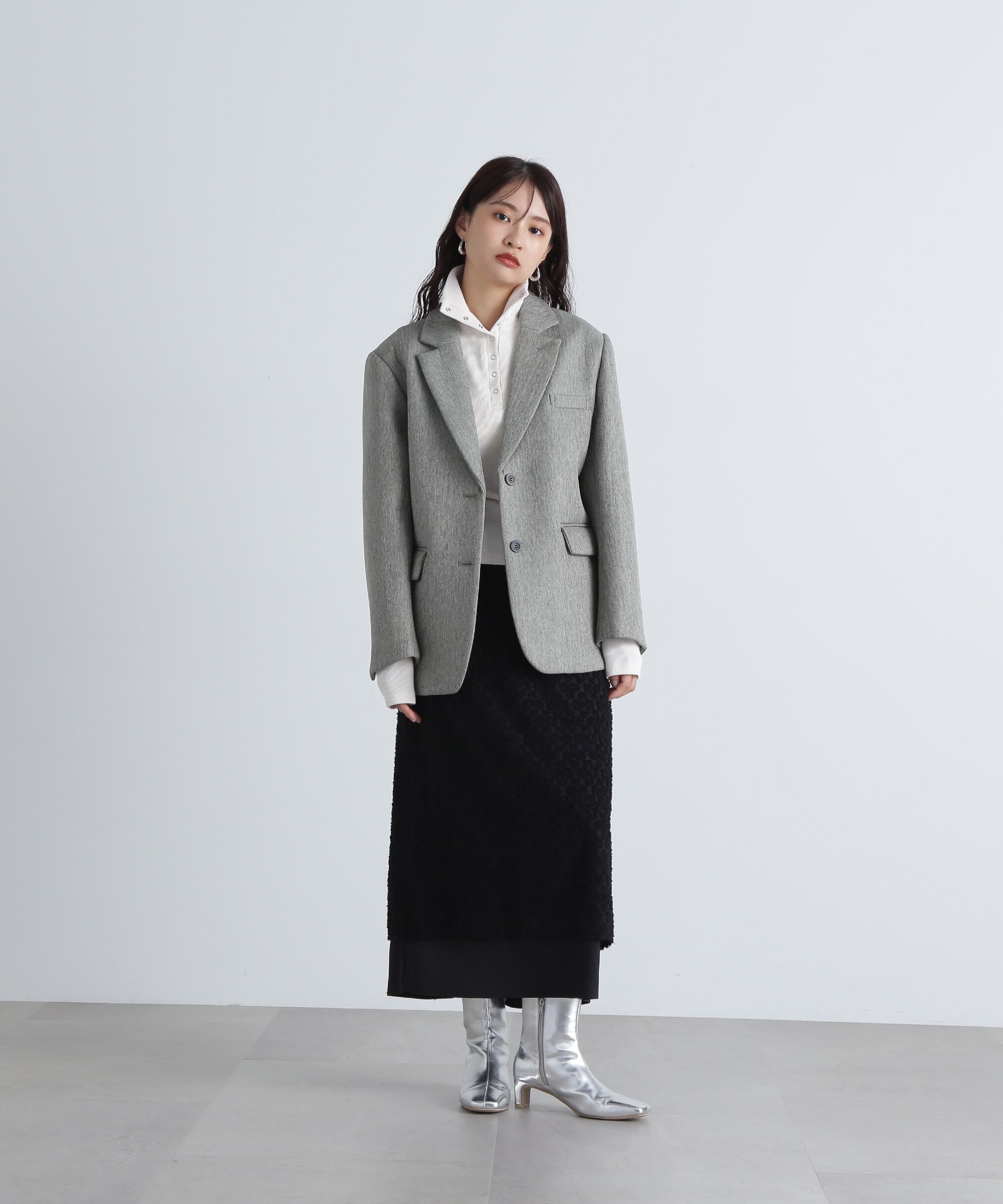  「ヘンリースナップボタンカットソー」|Tシャツ・カットソー|